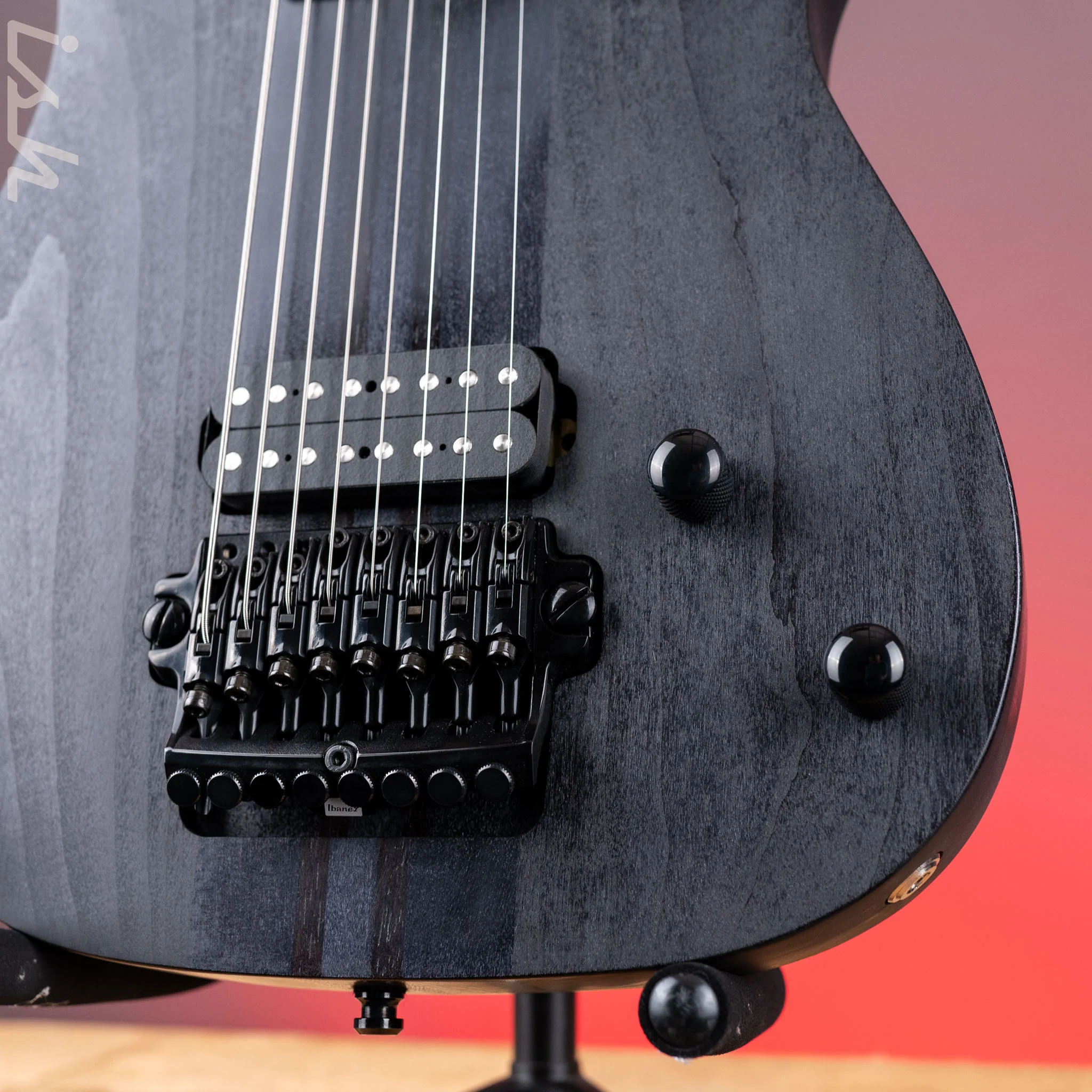 Ibanez Mårten Hagström Signature M8M Electric Guitar Weathered Black - Demo - Image 4