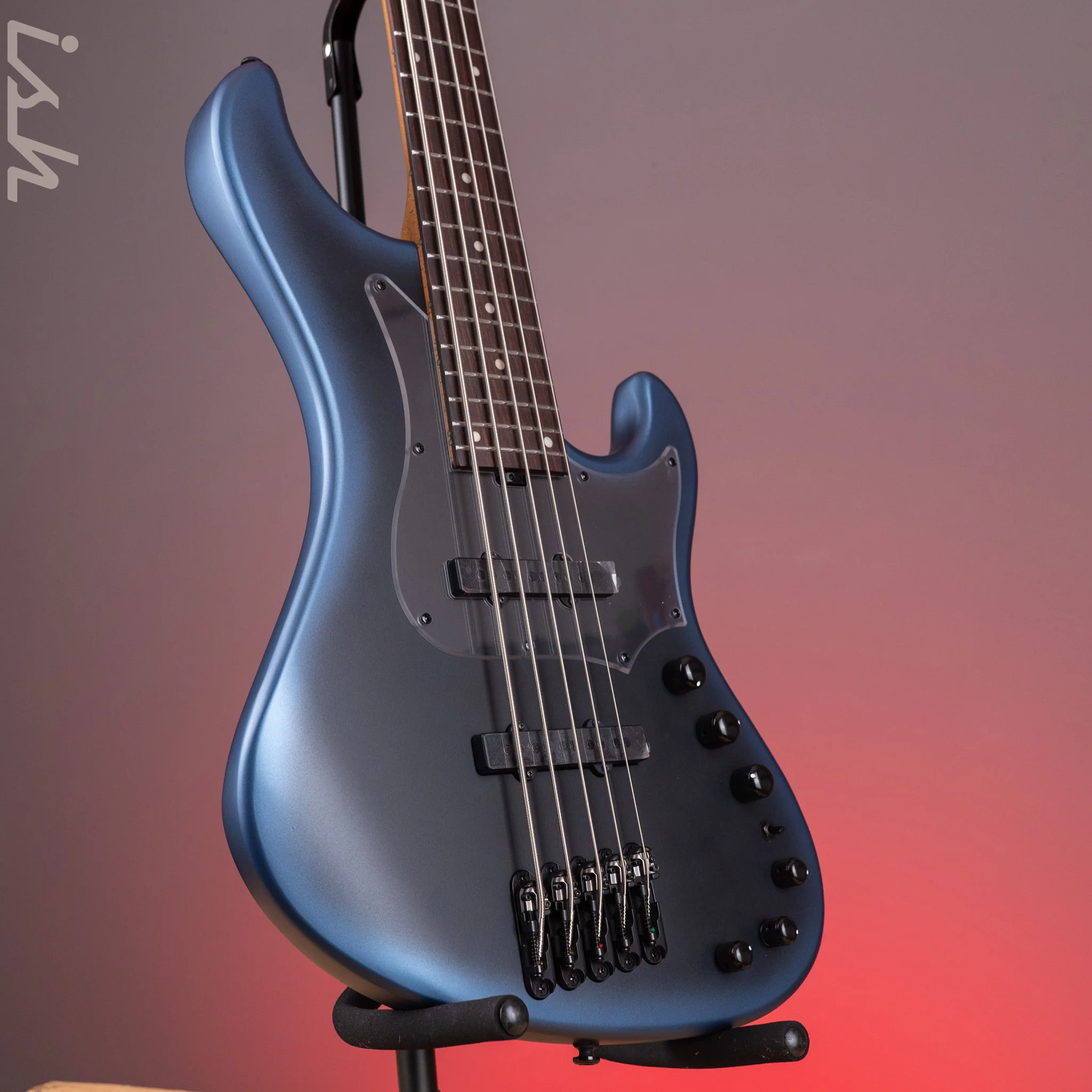 Ibanez MDM1005 5-String Bass Midnight Arctic Ocean Matte Demo - Image 3