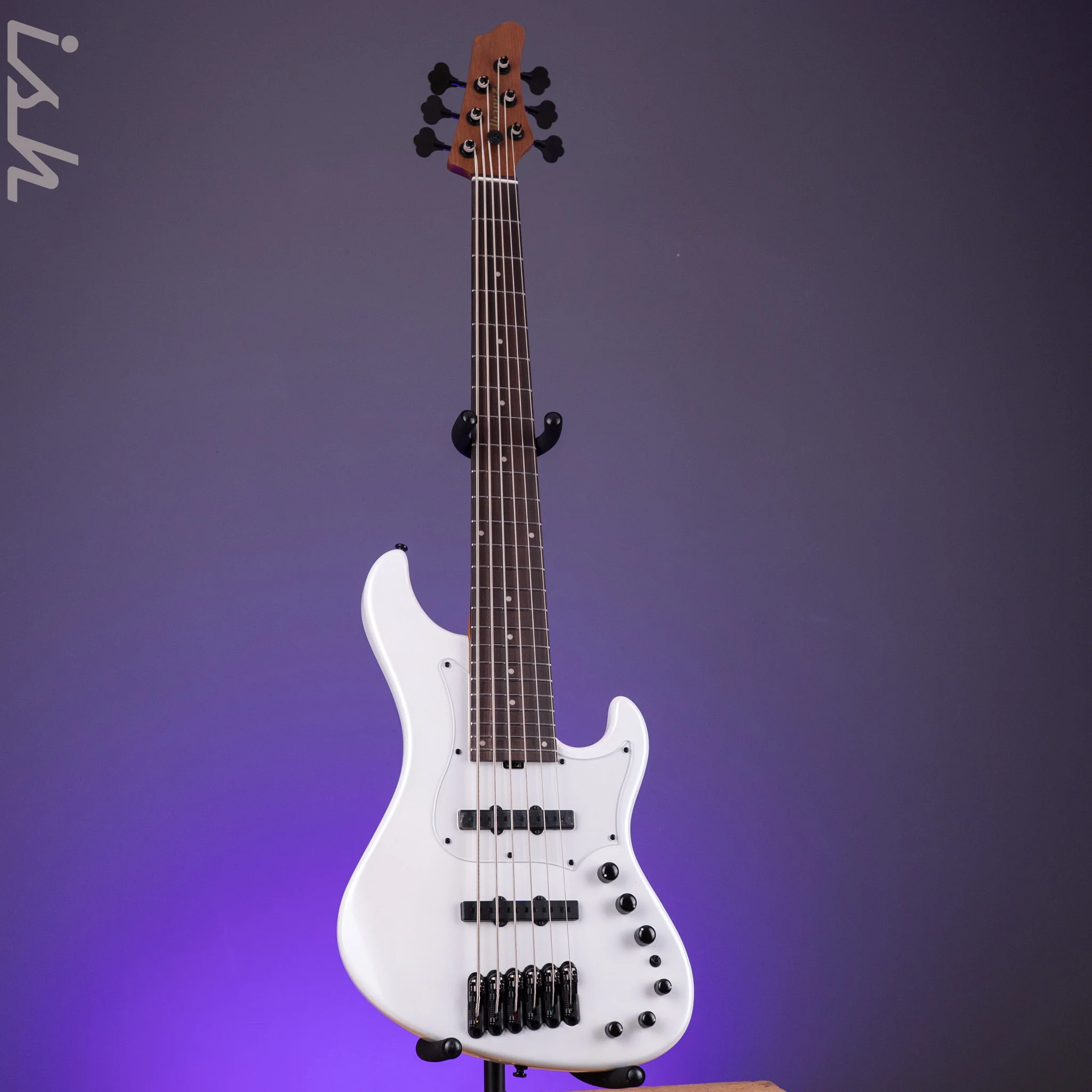 Ibanez Mode MDM1006 6-String Bass Pearl White - Image 2