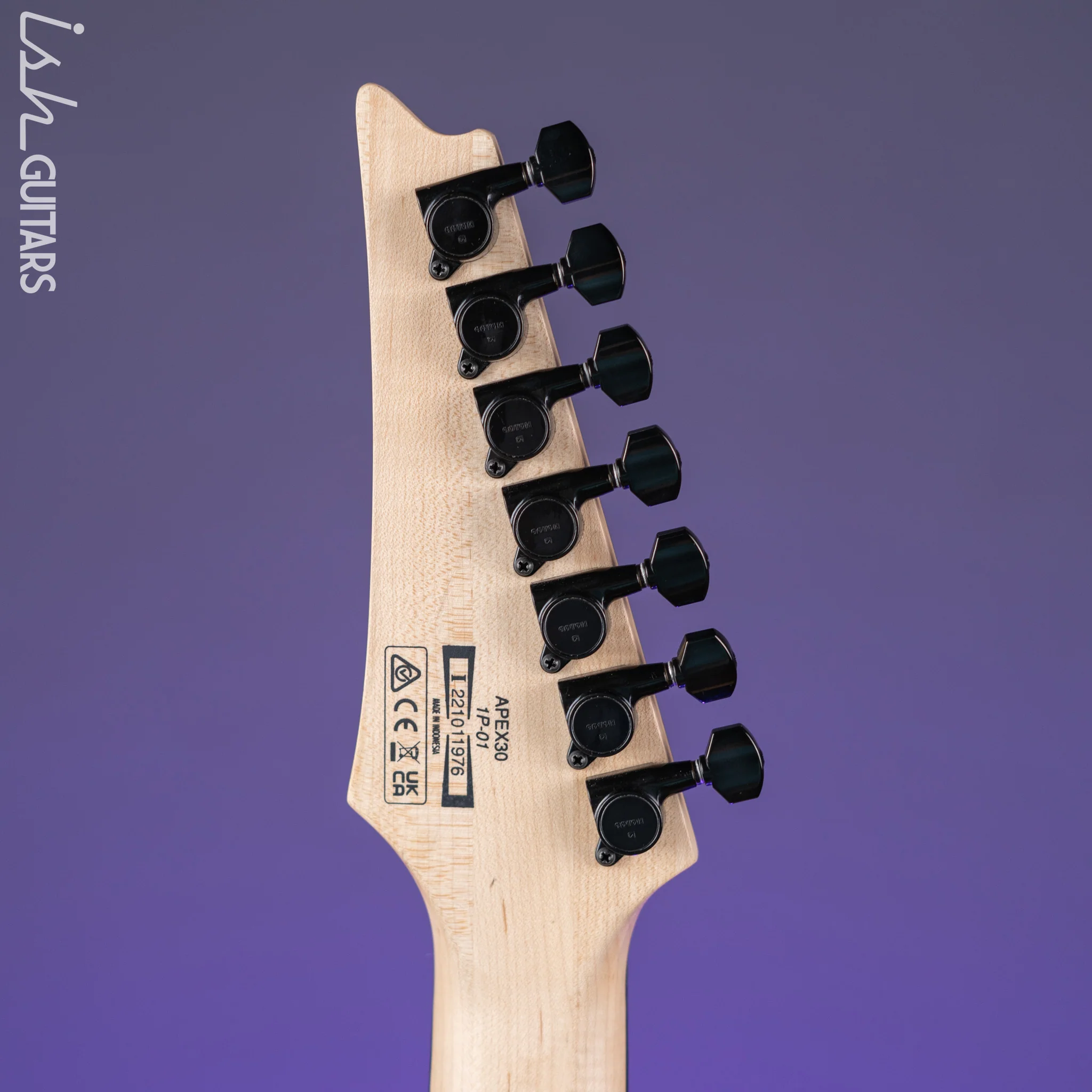 Ibanez Munky APEX30 Signature 7-String Electric Guitar Metallic Grey Matte - Image 10