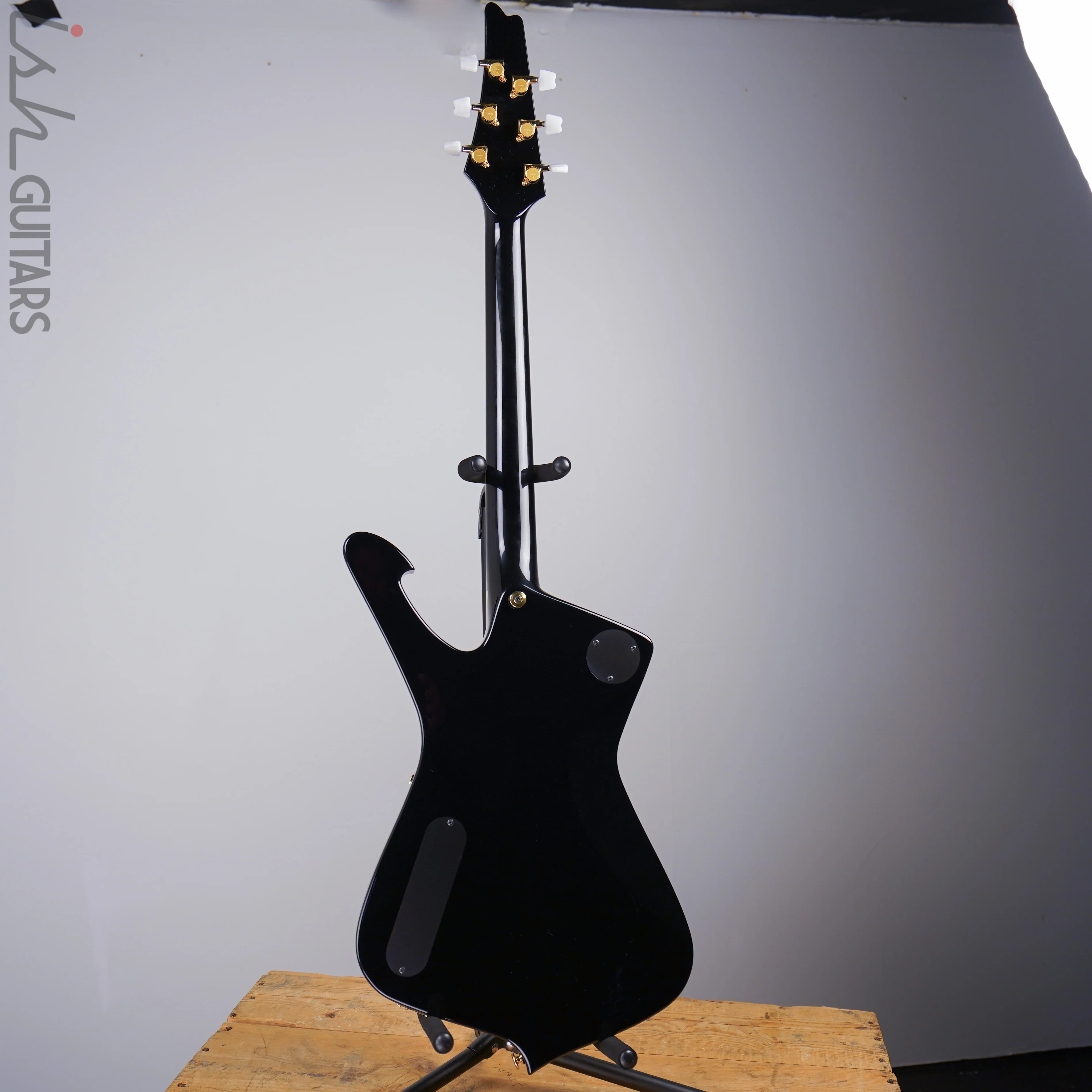Ibanez Paul Stanley Signature PS4CM Gold Cracked Mirror Guitar Signed and Limited - Image 8