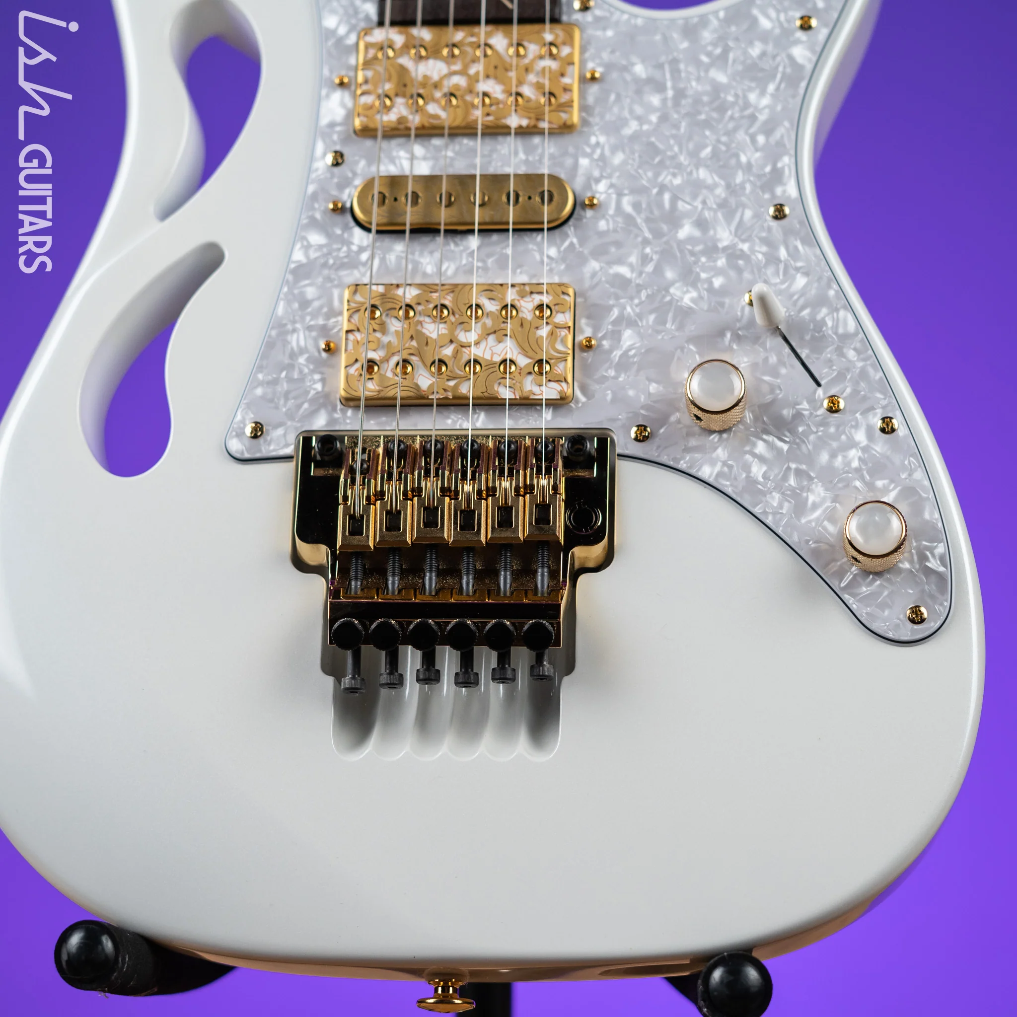 Ibanez PIA 3761 Steve Vai Signature Stallion White - Image 4