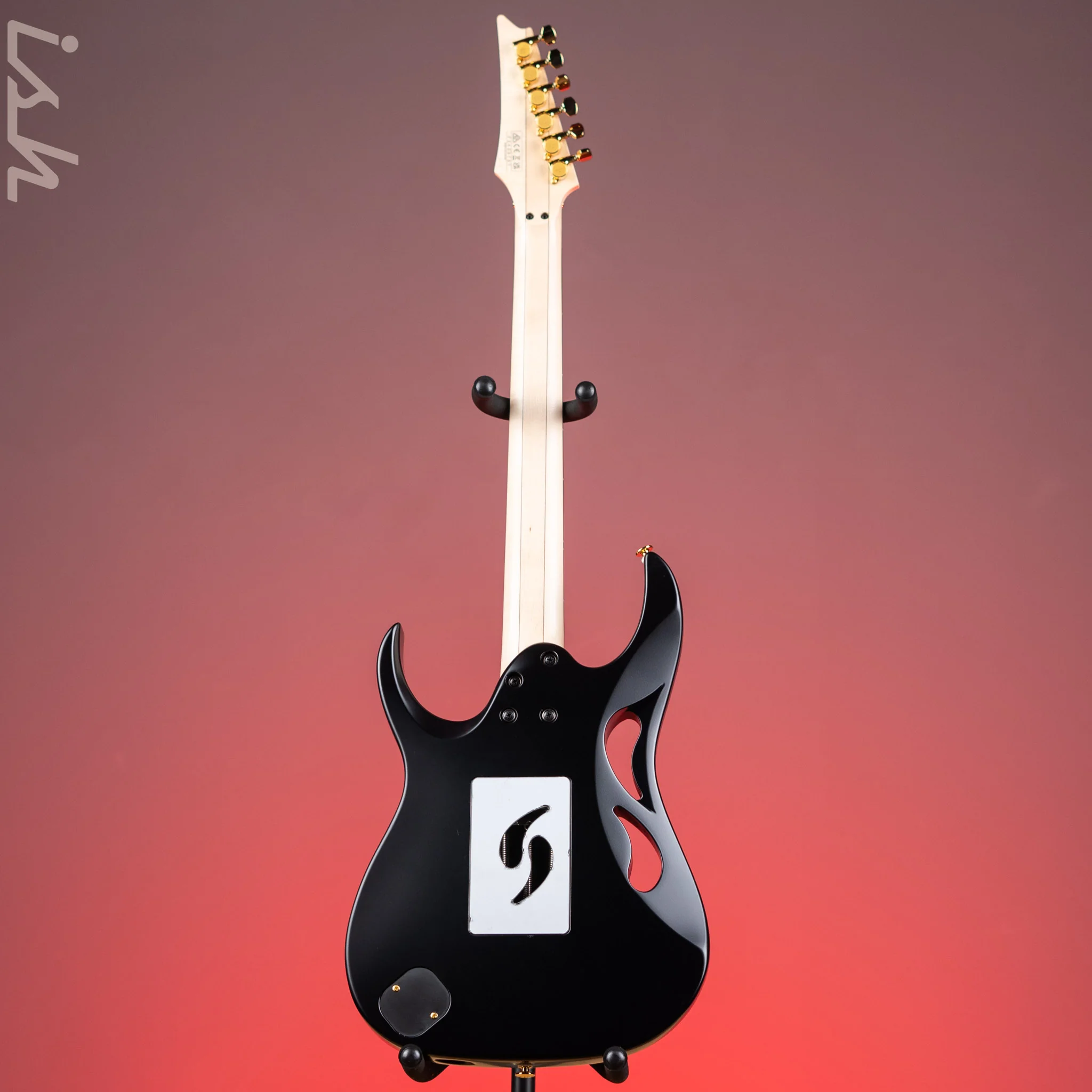 Ibanez PIA3761 Steve Vai Signature Electric Guitar Onyx Black - Image 6