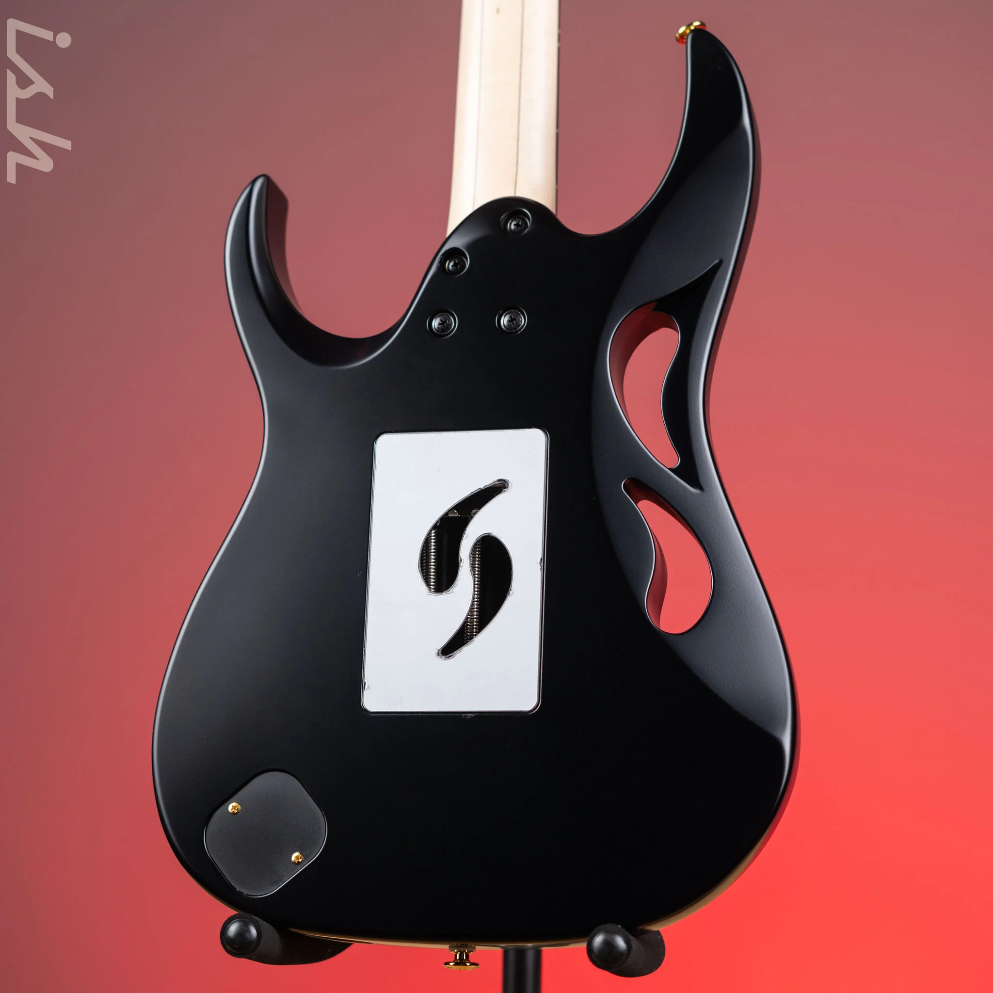 Ibanez PIA3761 Steve Vai Signature Electric Guitar Onyx Black - Image 7