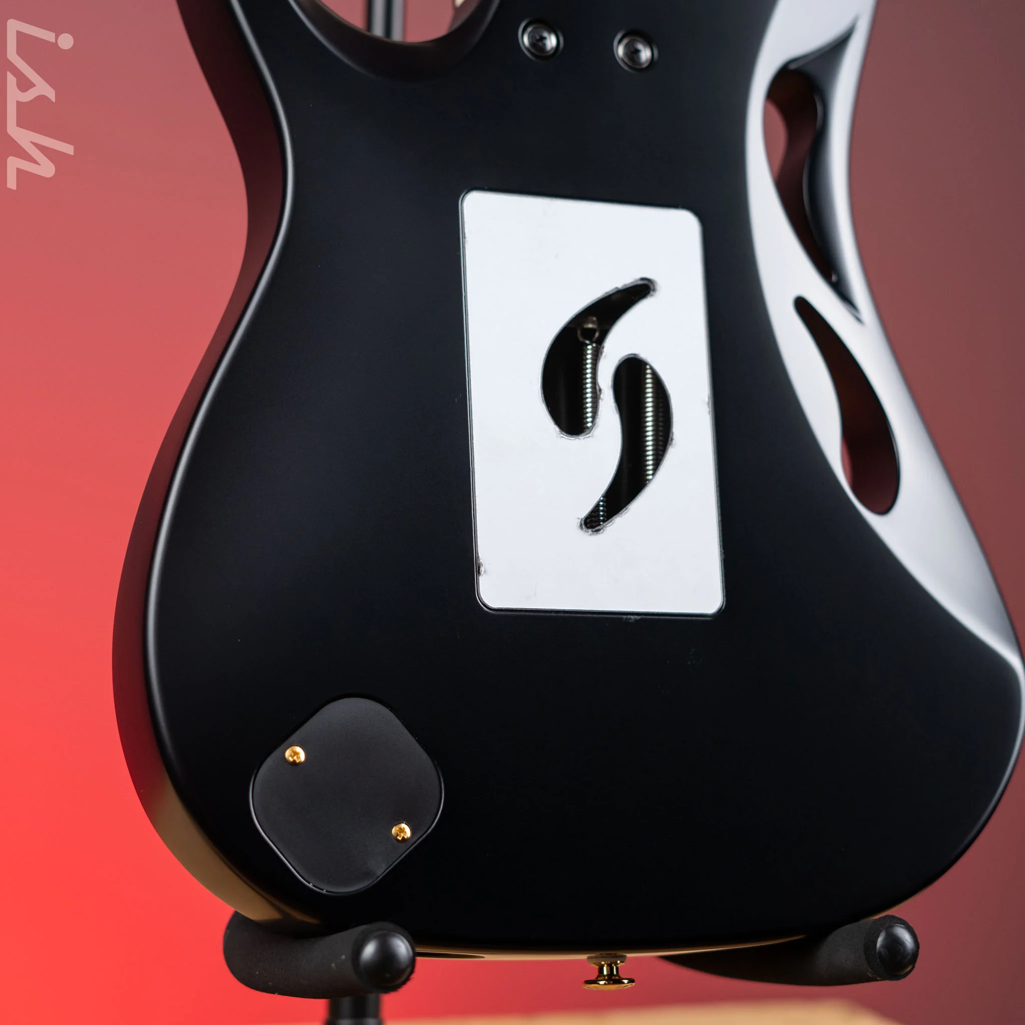Ibanez PIA3761 Steve Vai Signature Electric Guitar Onyx Black - Image 9