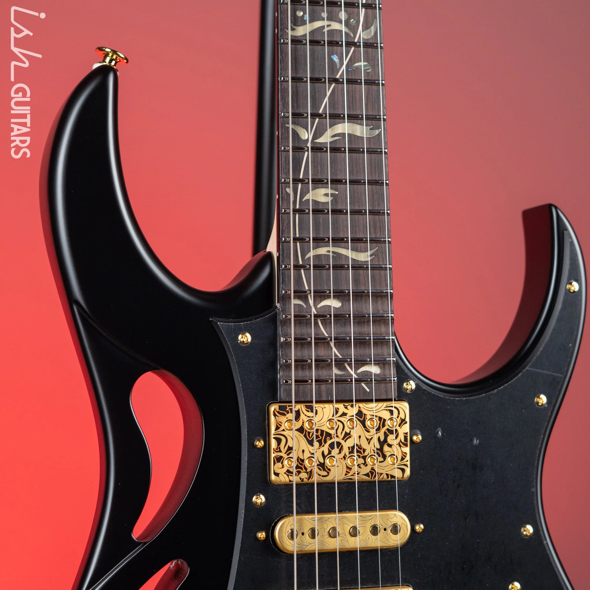 Ibanez PIA3761 Steve Vai Signature Onyx Black Demo - Image 3