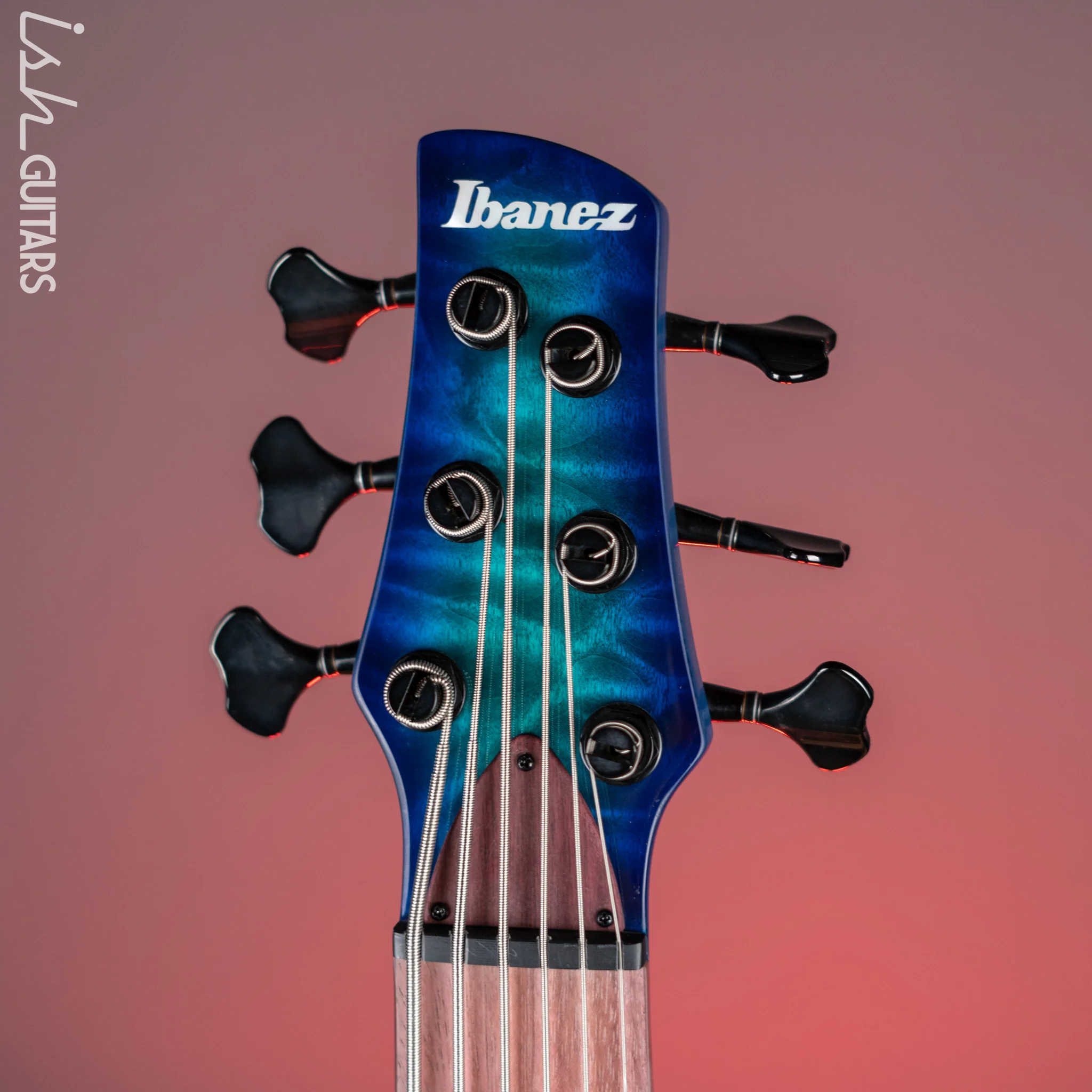 Ibanez Premium ANB306 Adam Nitti Signature 6-String Bass Blue Burst Gloss - Image 6