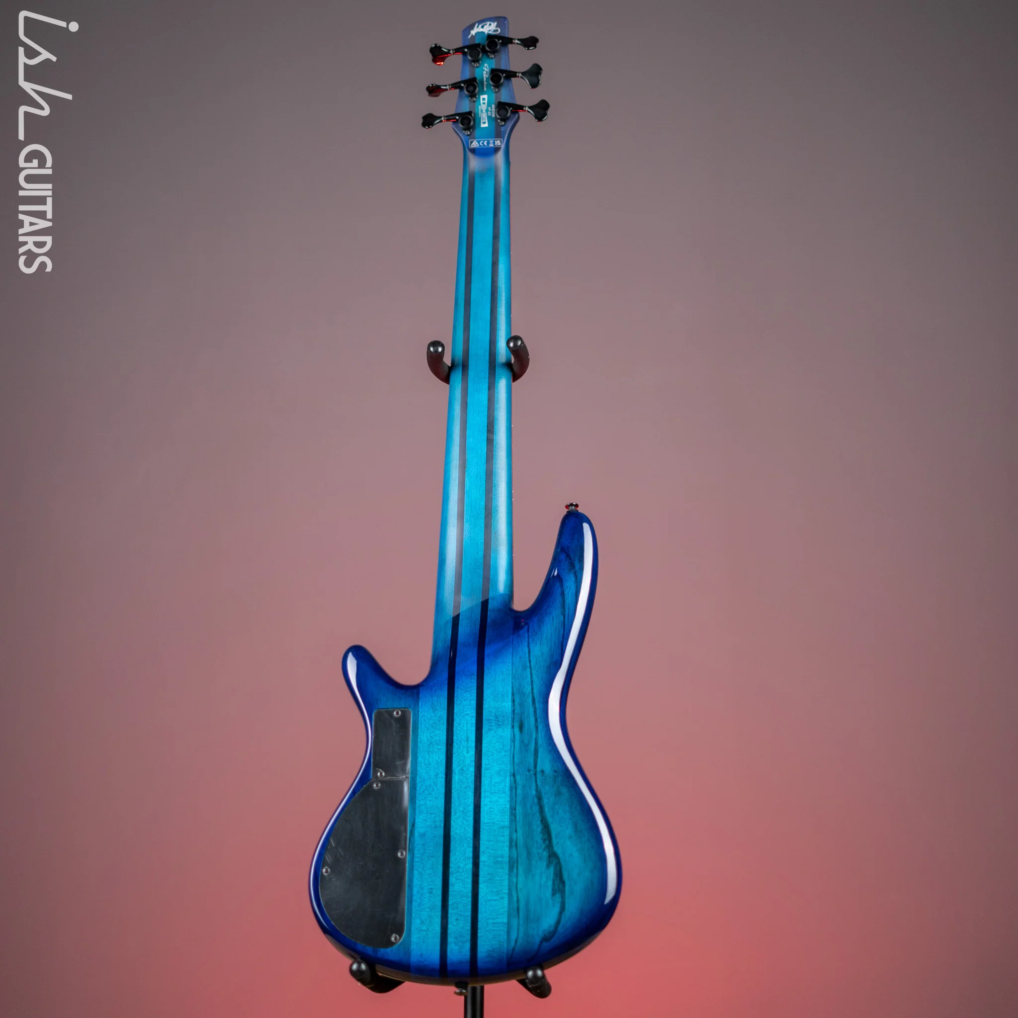 Ibanez Premium ANB306 Adam Nitti Signature 6-String Bass Blue Burst Gloss - Image 7