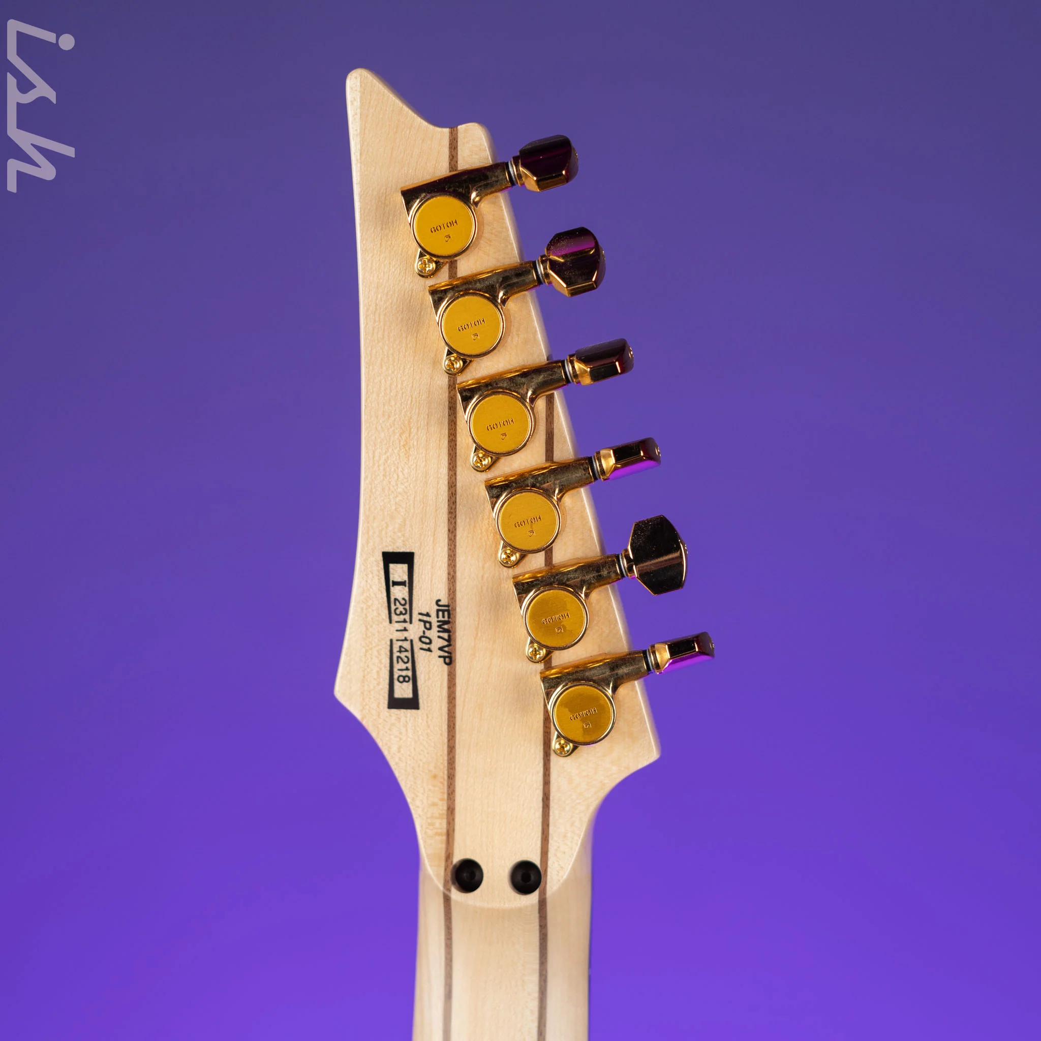 Ibanez Premium JEM7VP Steve Vai Signature Electric Guitar White - Image 10