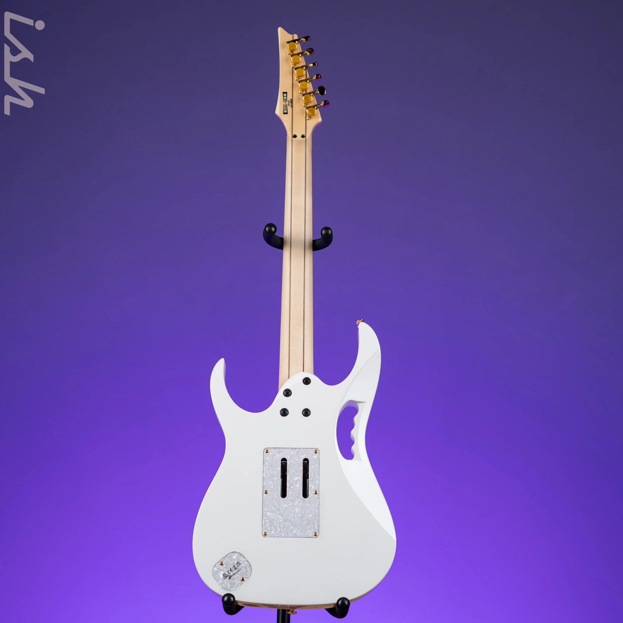 Ibanez Premium JEM7VP Steve Vai Signature Electric Guitar White - Image 6