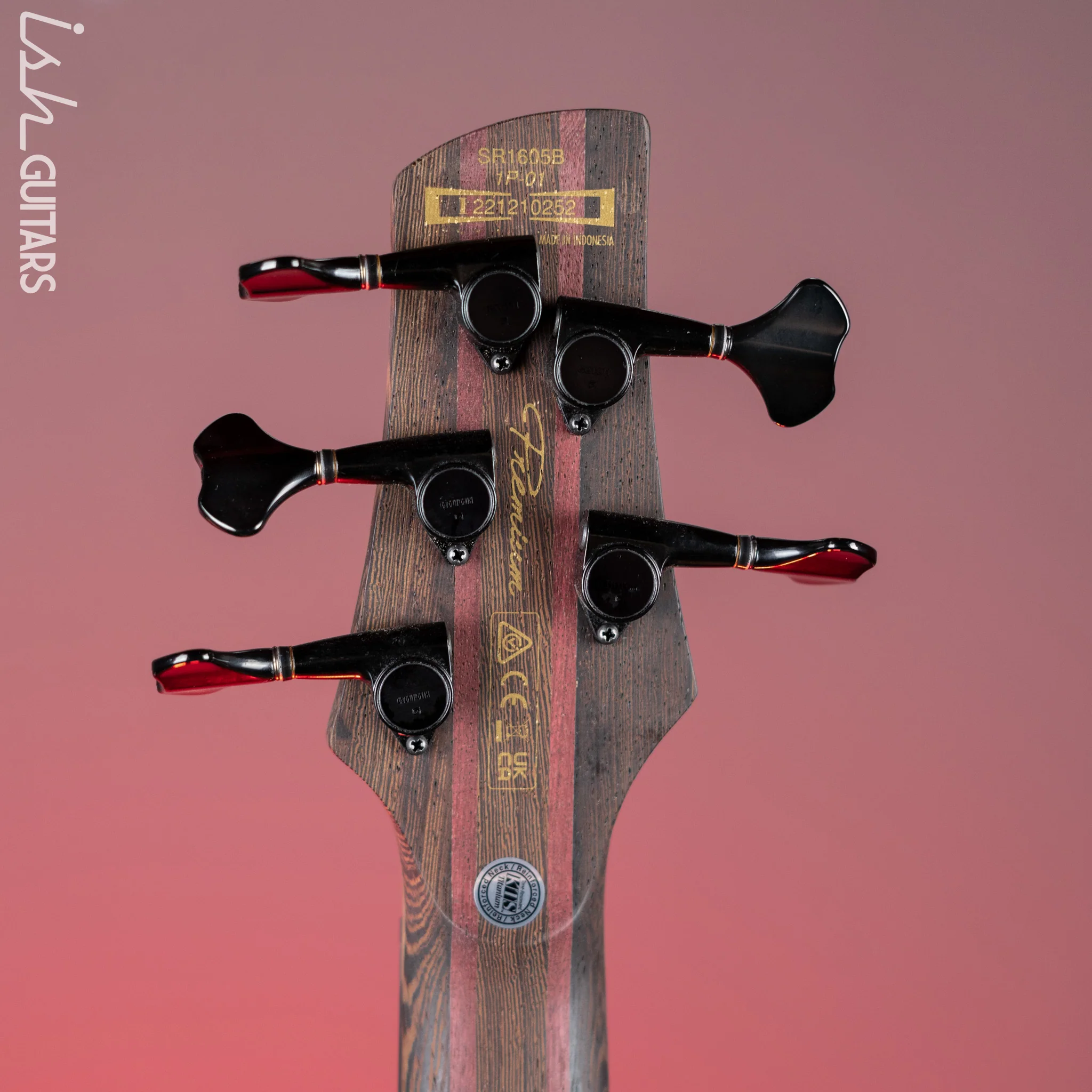 Ibanez Premium SR1605B 5-String Bass Caribbean Shoreline Flat - Image 10