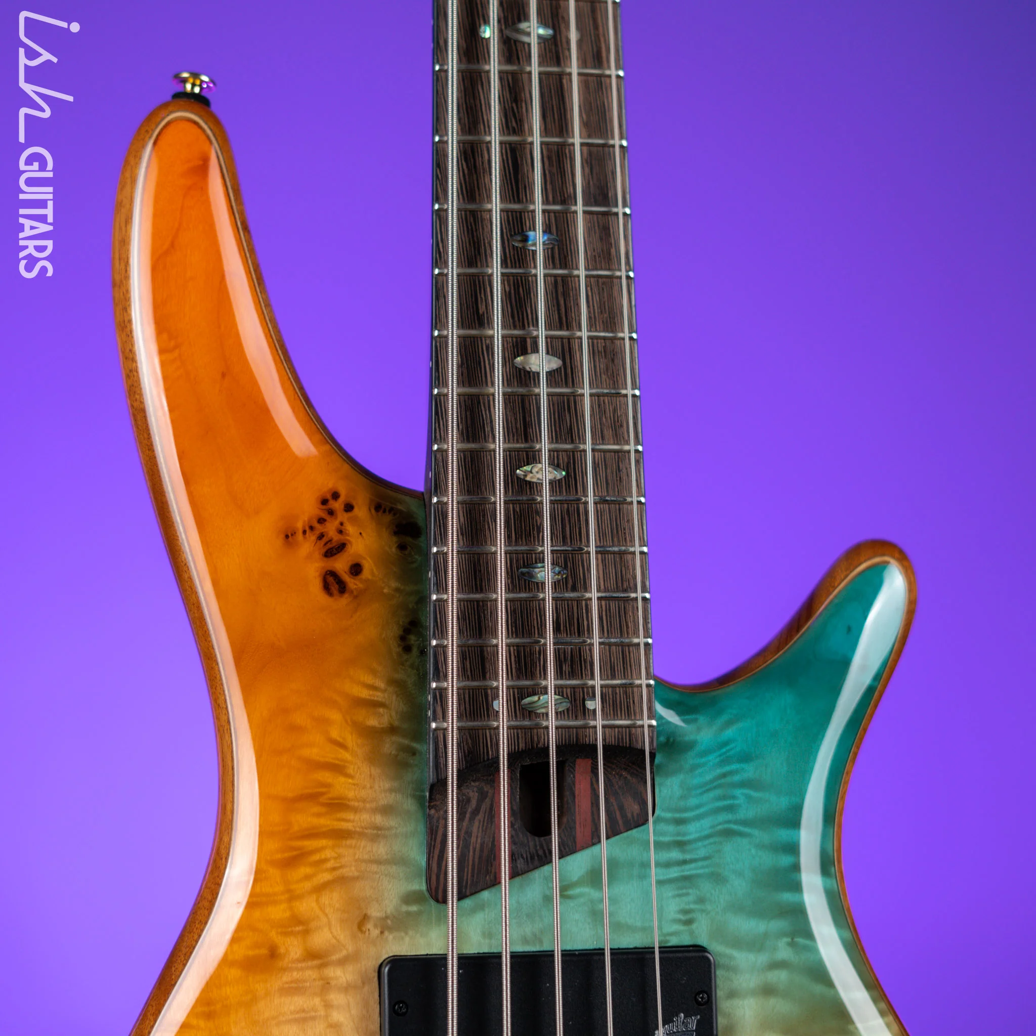 Ibanez Premium SR1605D 5-String Bass Autumn Sunset Sky Demo - Image 3