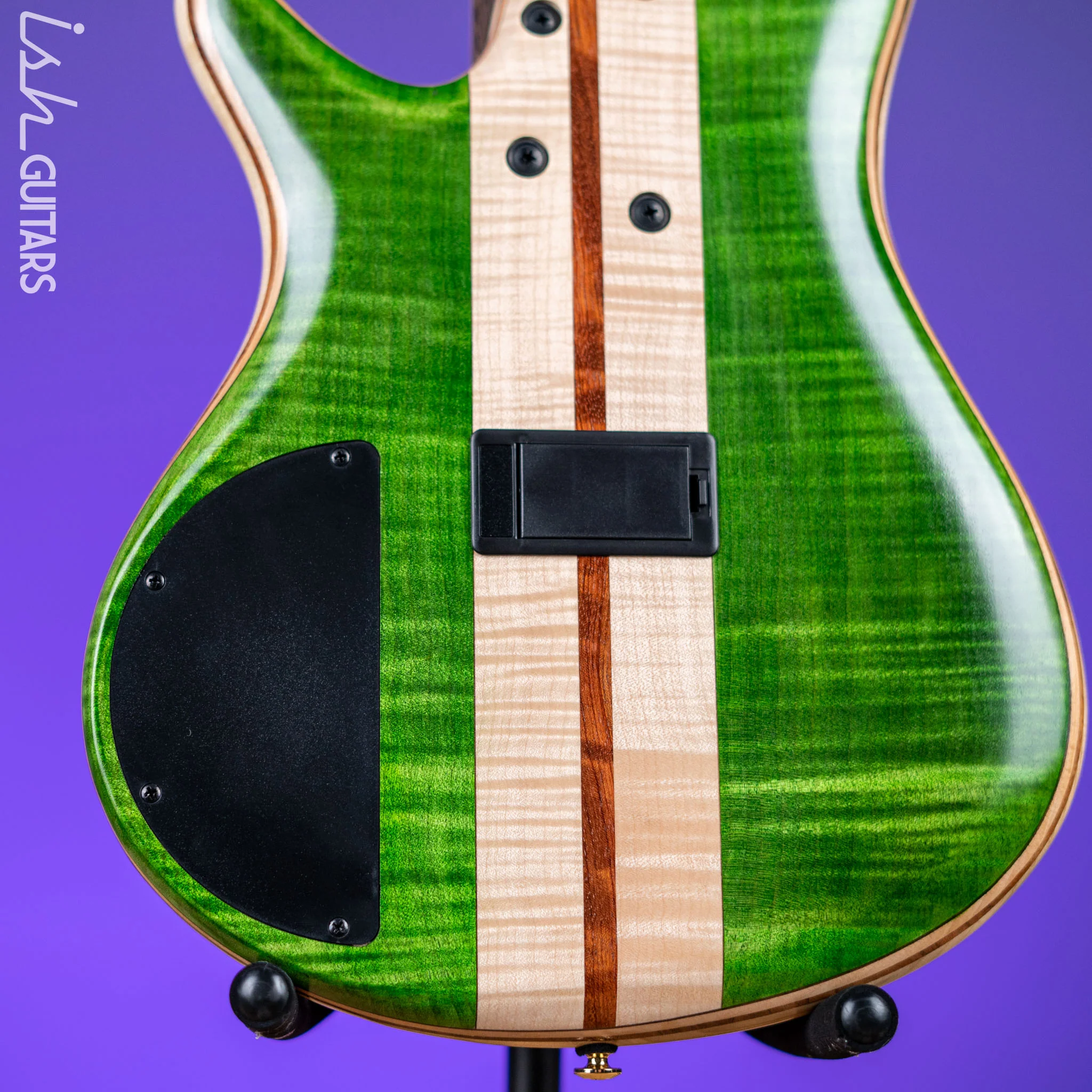 Ibanez Premium SR5FMDX 5-String Bass Emerald Green Low Gloss - Image 10