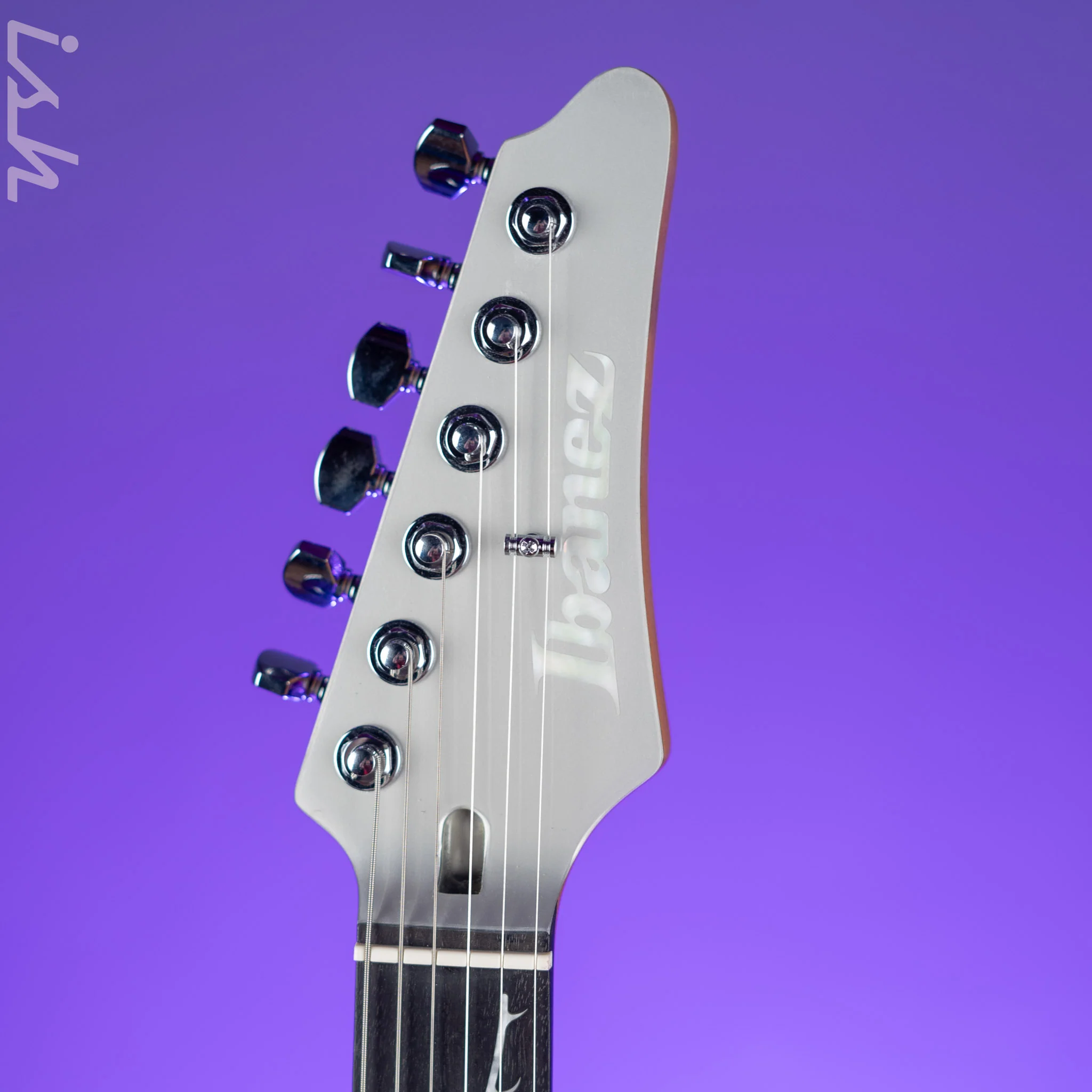 Ibanez Premium TOD10 Tim Henson Signature Electric Guitar Classic Silver Demo - Image 5