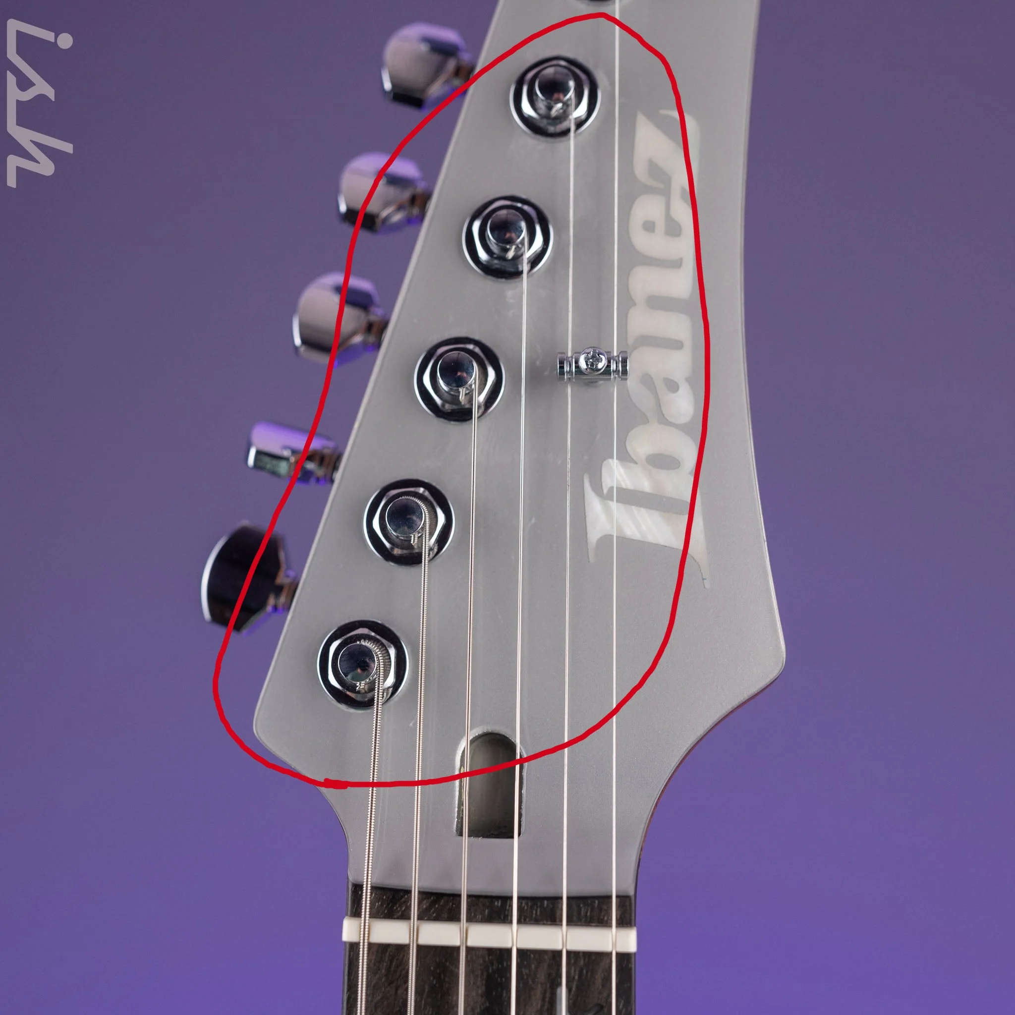 Ibanez Premium TOD10 Tim Henson Signature Electric Guitar Classic Silver Demo - Image 6