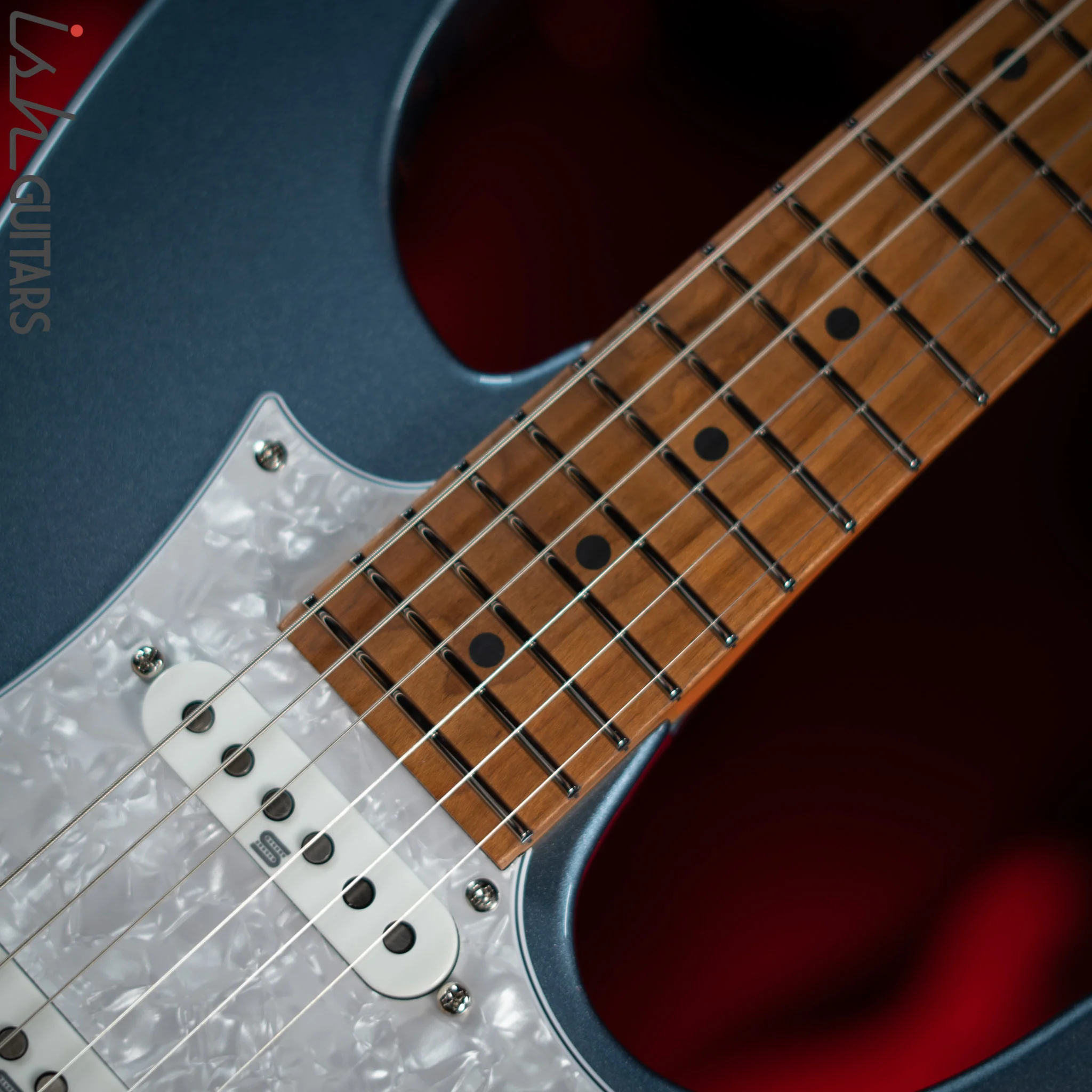 Ibanez Prestige AZ2204 Electric Guitar Ice Blue Metallic - Image 6