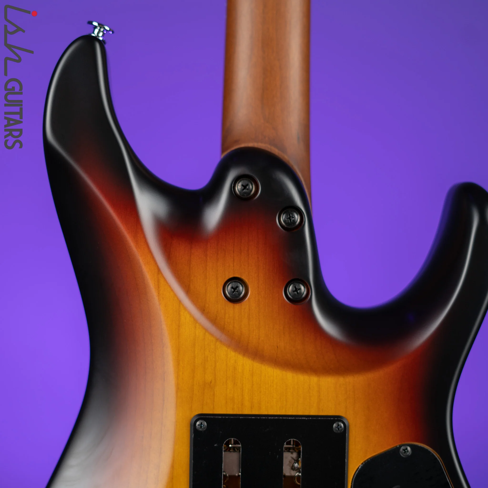 Ibanez Prestige AZ2402L Left Handed Electric Guitar Tri Fade Burst Flat - Image 9