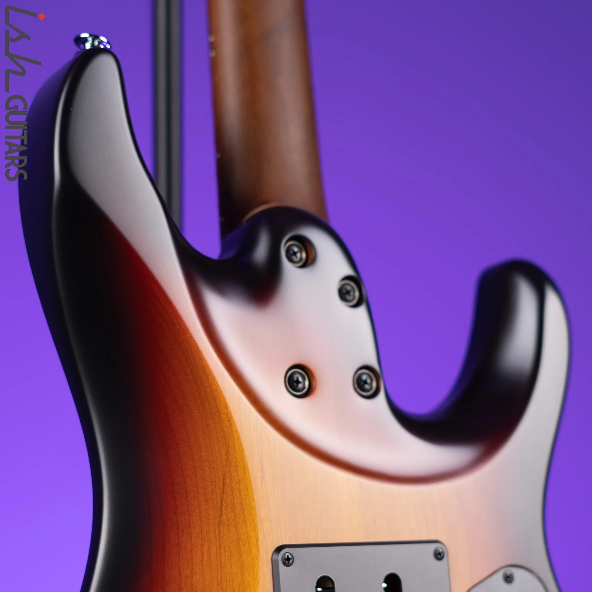 Ibanez Prestige AZ2402L Left Handed Electric Guitar Tri Fade Burst Flat - Image 9