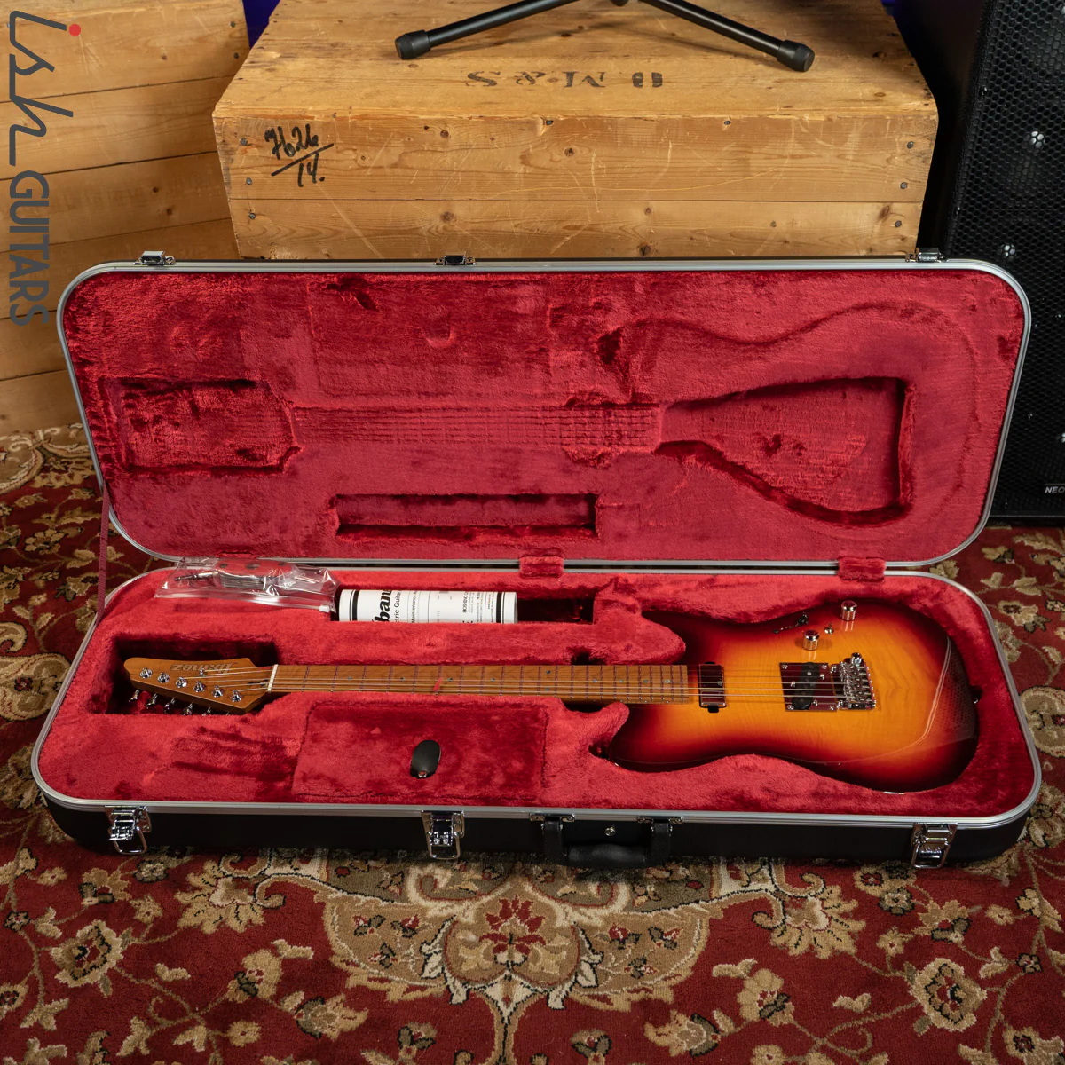 Ibanez Prestige AZS2200F Electric Guitar Sunset Burst - Image 11
