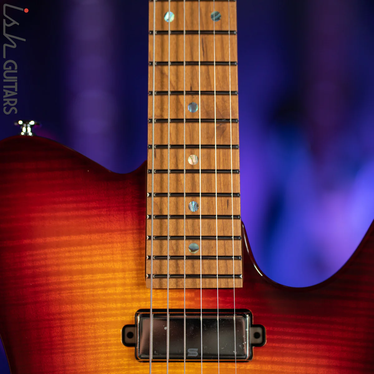 Ibanez Prestige AZS2200F Electric Guitar Sunset Burst Demo - Image 6