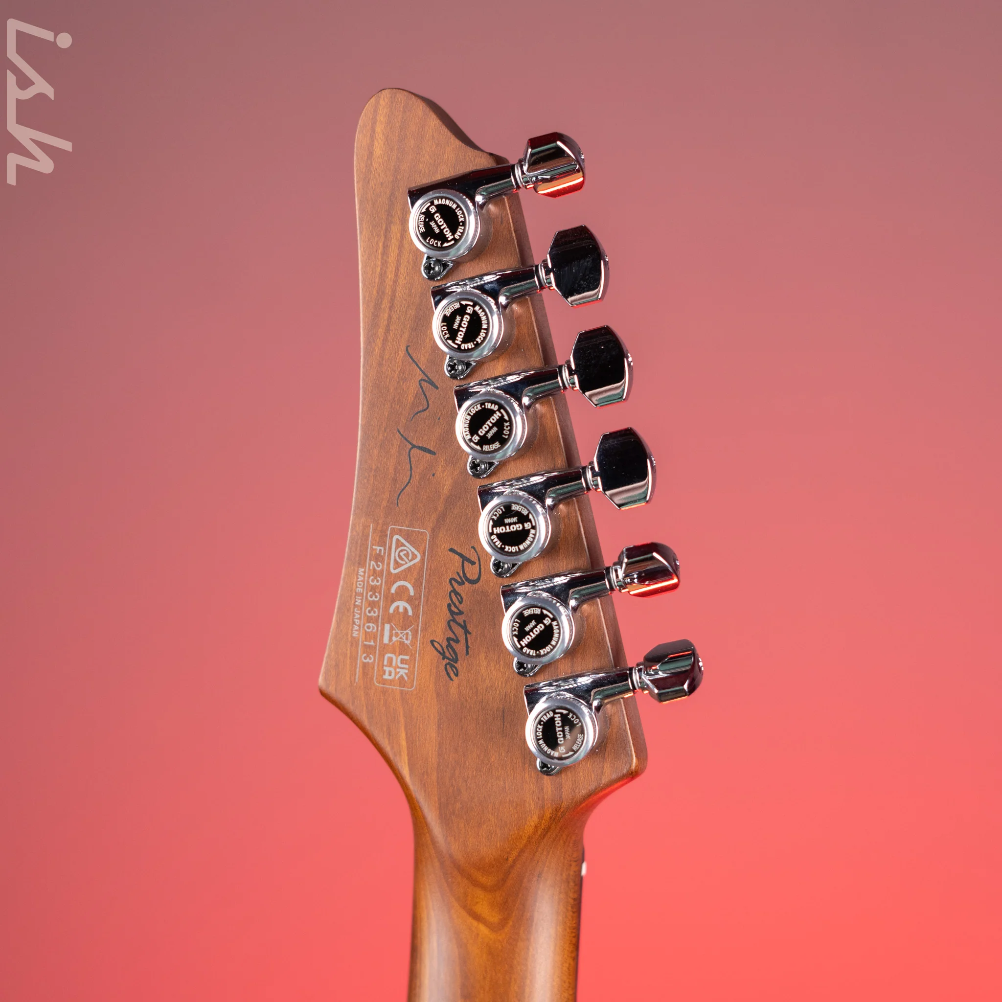 Ibanez Prestige MMN1 Martin Miller Signature Transparent Aqua Blue - Image 10