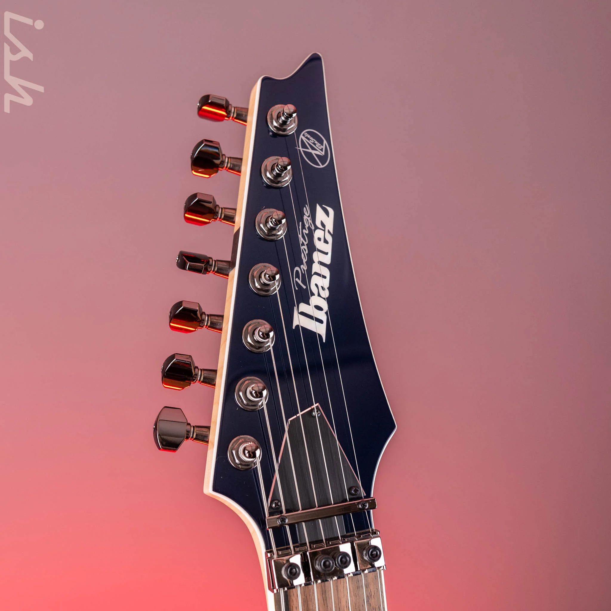 Ibanez Prestige RG2027XL 7-String Electric Guitar Deep Tide Blue - Image 5