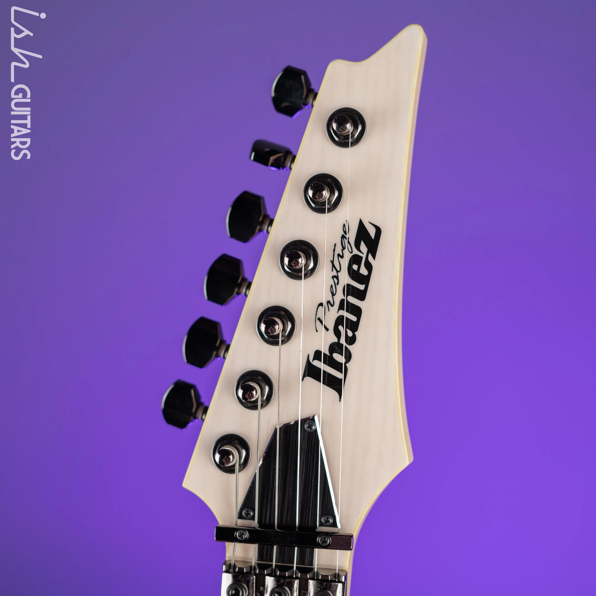 Ibanez Prestige RG652AHM Electric Guitar Antique White Blonde - Image 5