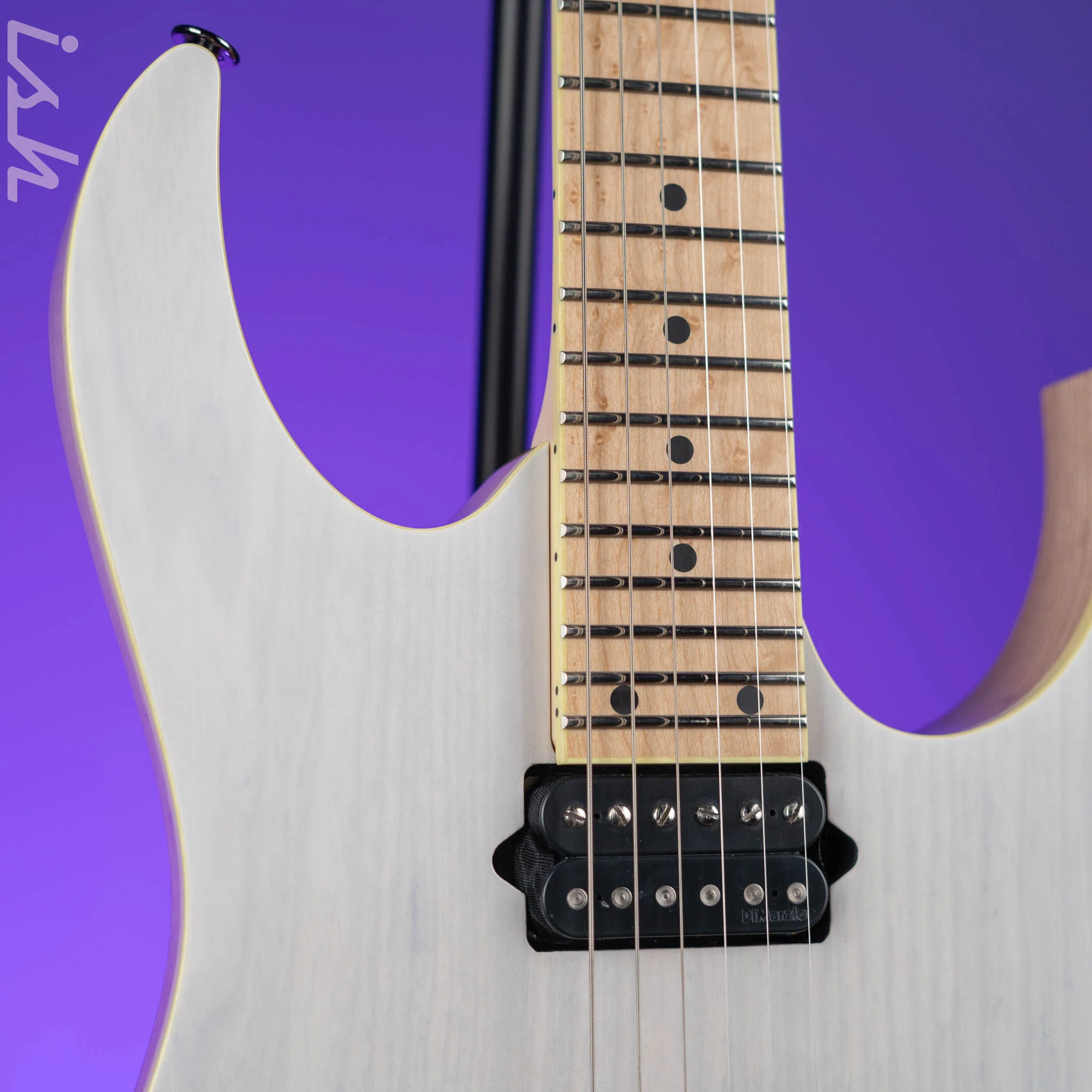 Ibanez Prestige RG652AHM Electric Guitar Antique White Blonde - Image 3