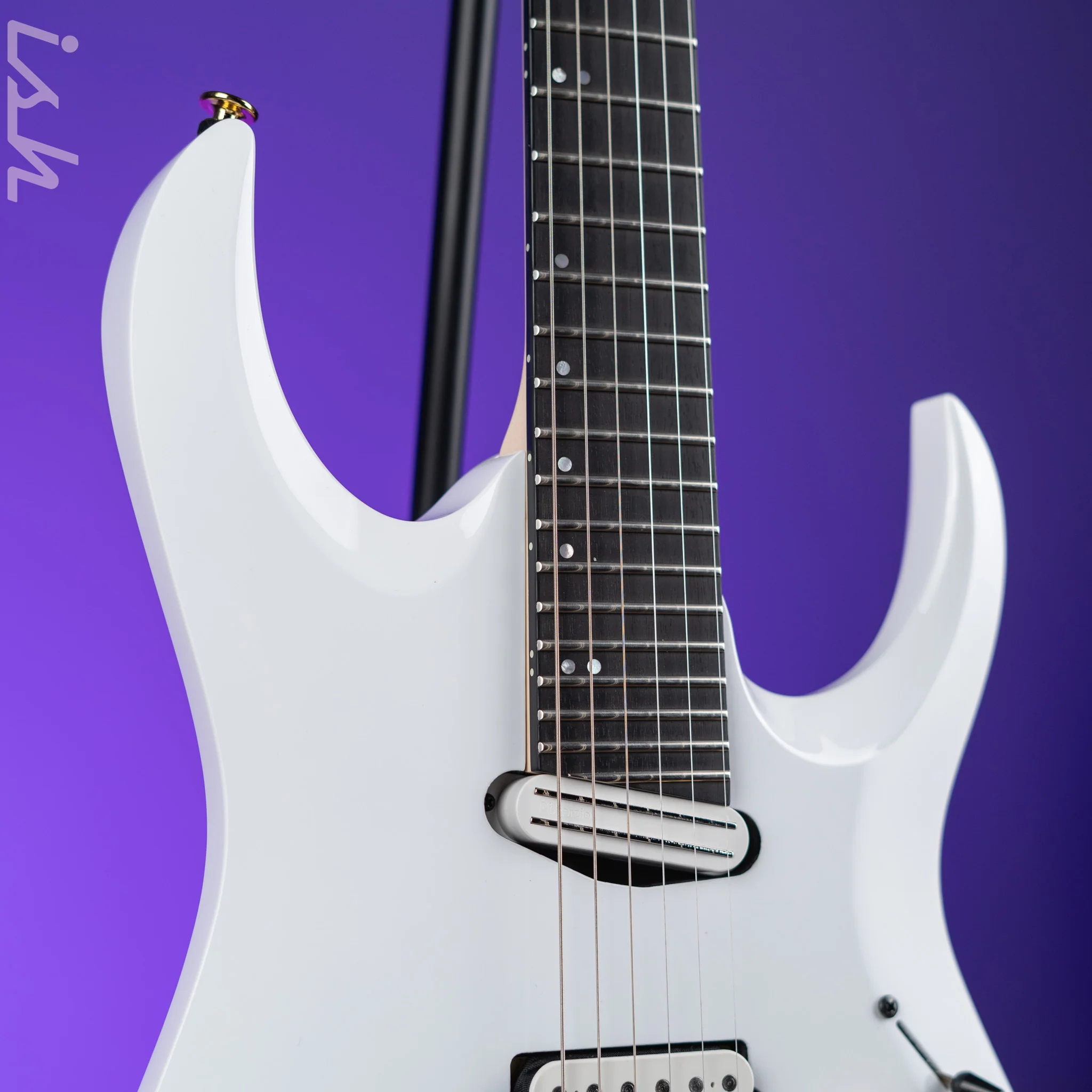 Ibanez Prestige RGA622XH Electric Guitar White Gloss Demo - Image 3