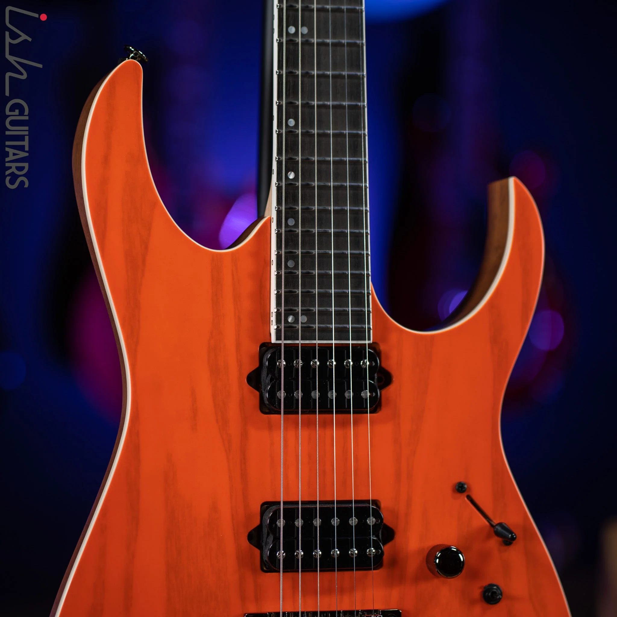 Ibanez Prestige RGR5221 Electric Guitar Fluorescent Orange - Image 3