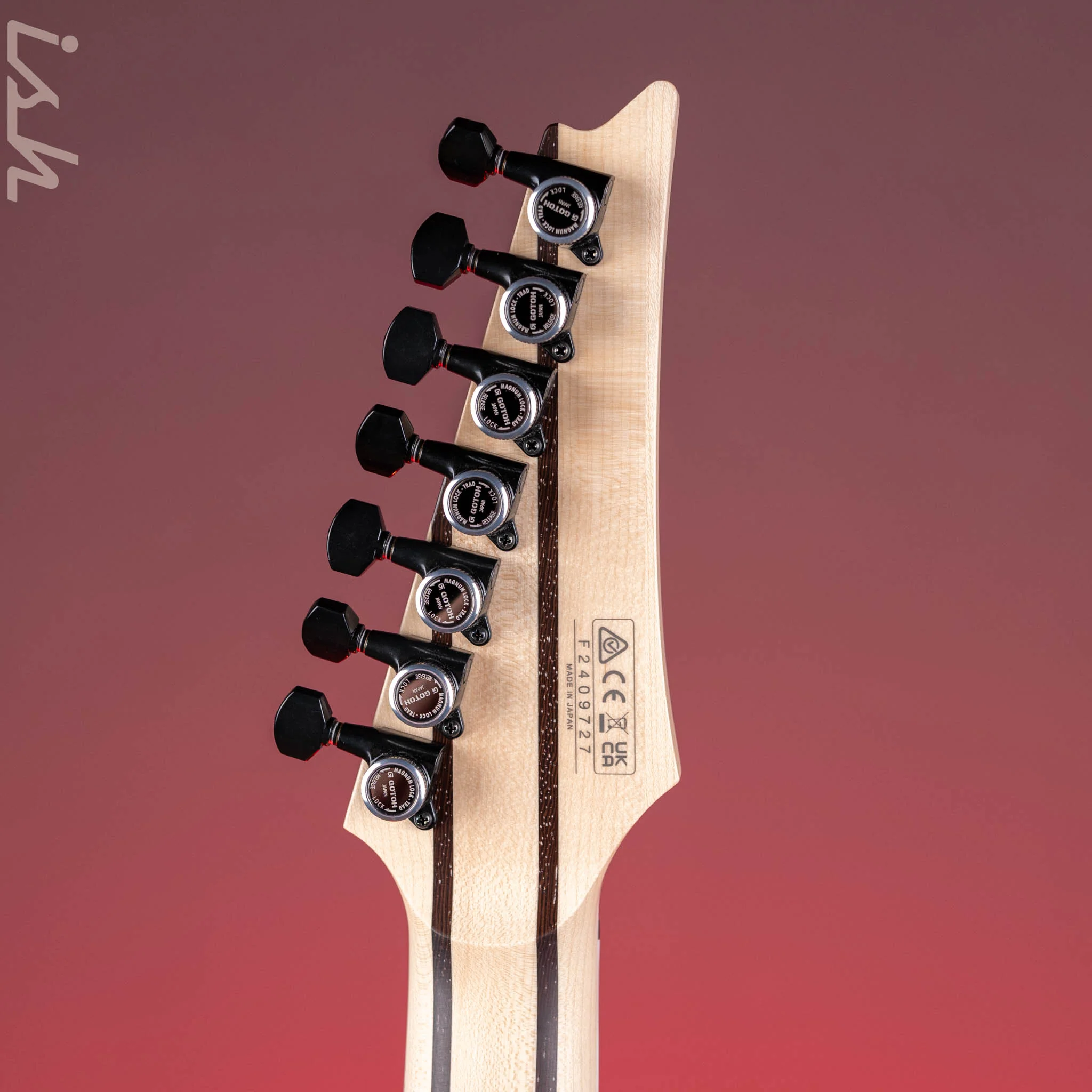 Ibanez Prestige RGR752AHBF 7-String Electric Guitar Weathered Black - Image 10