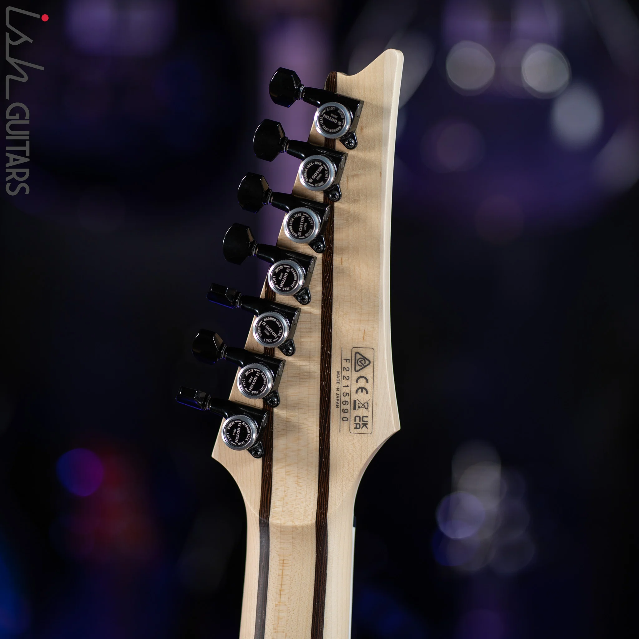 Ibanez Prestige RGR752AHBF 7-String Guitar Weathered Black - Image 11