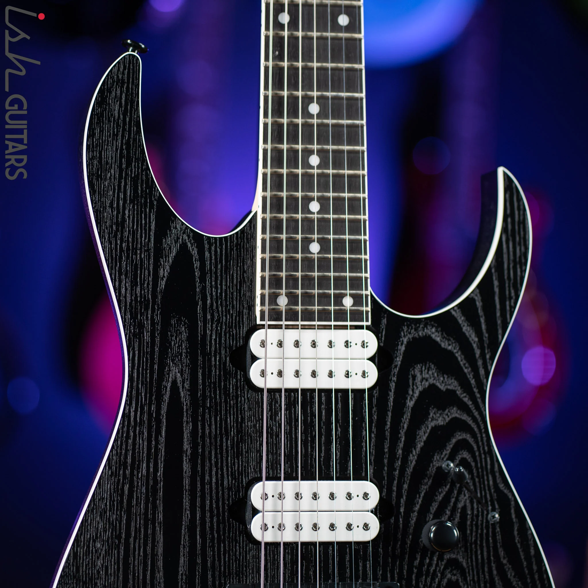 Ibanez Prestige RGR752AHBF 7-String Guitar Weathered Black - Image 3