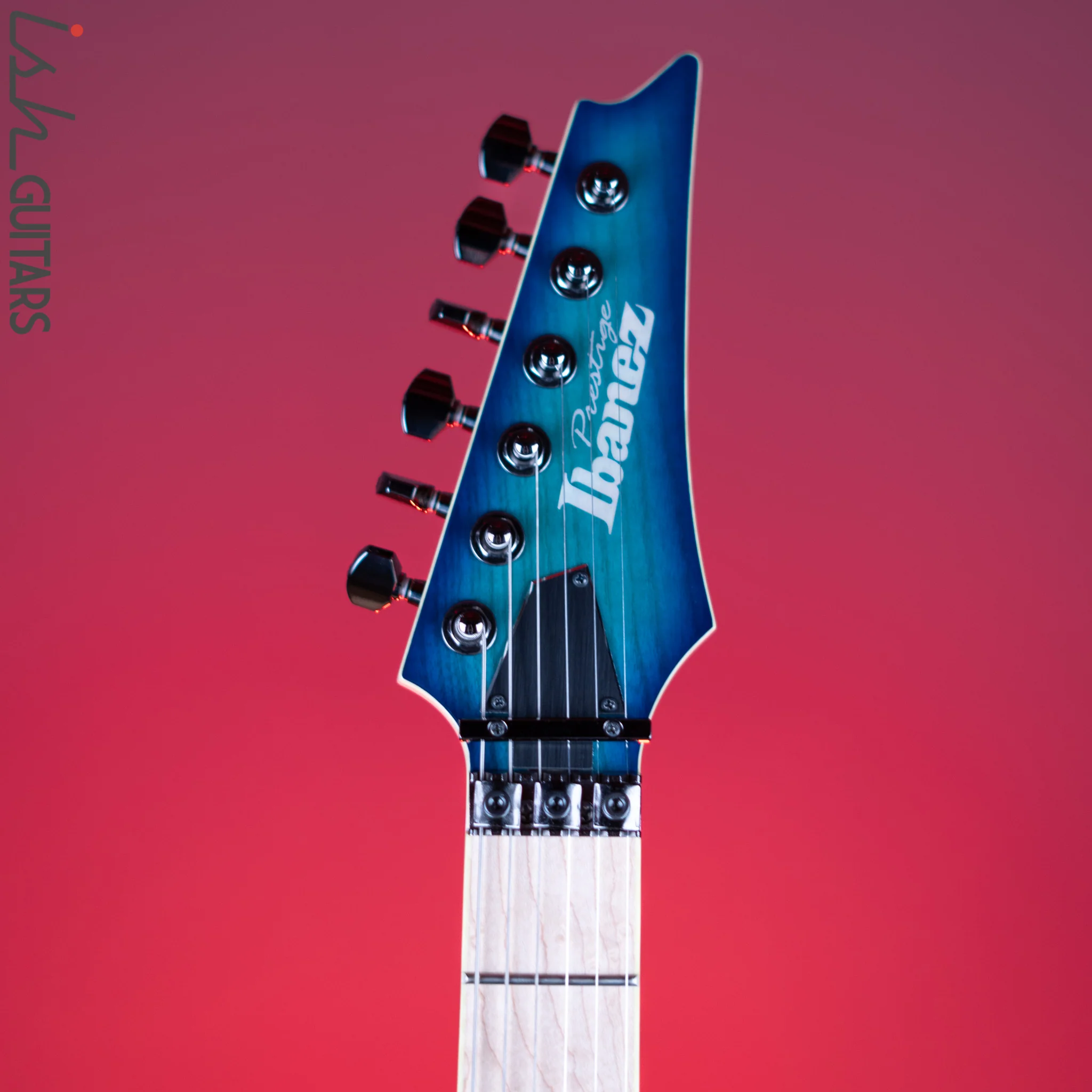 Ibanez RG652AHM Prestige Electric Guitar Nebula Green Burst - Image 5