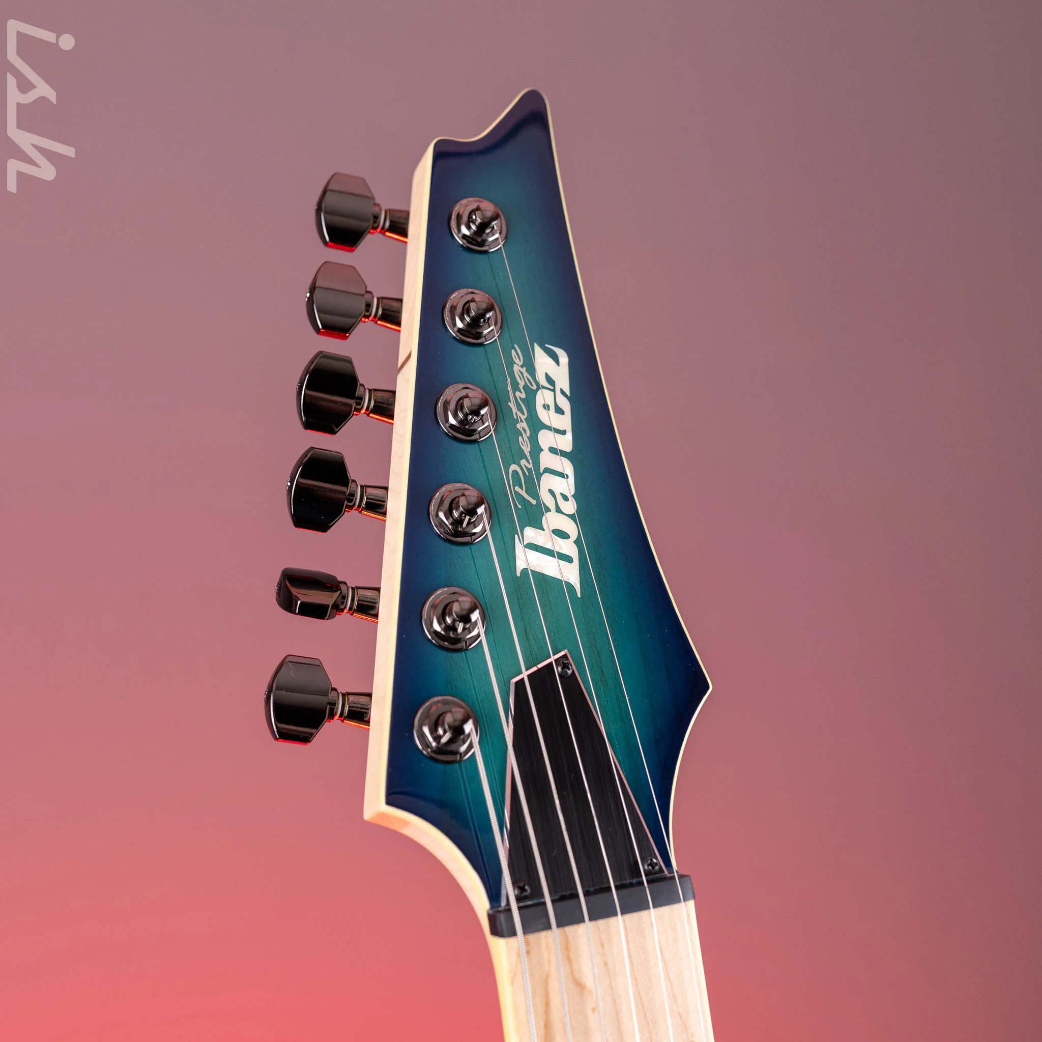 Ibanez RG652AHMFX Prestige Electric Guitar Nebula Green Burst - Image 5