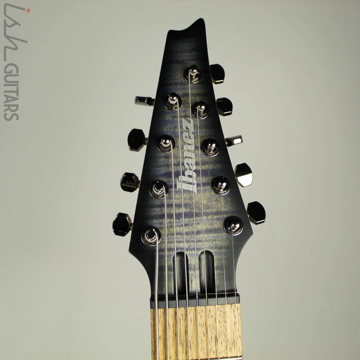 Ibanez RGIR9FME Iron Label 9-String Faded Denim Blue Burst - Image 6