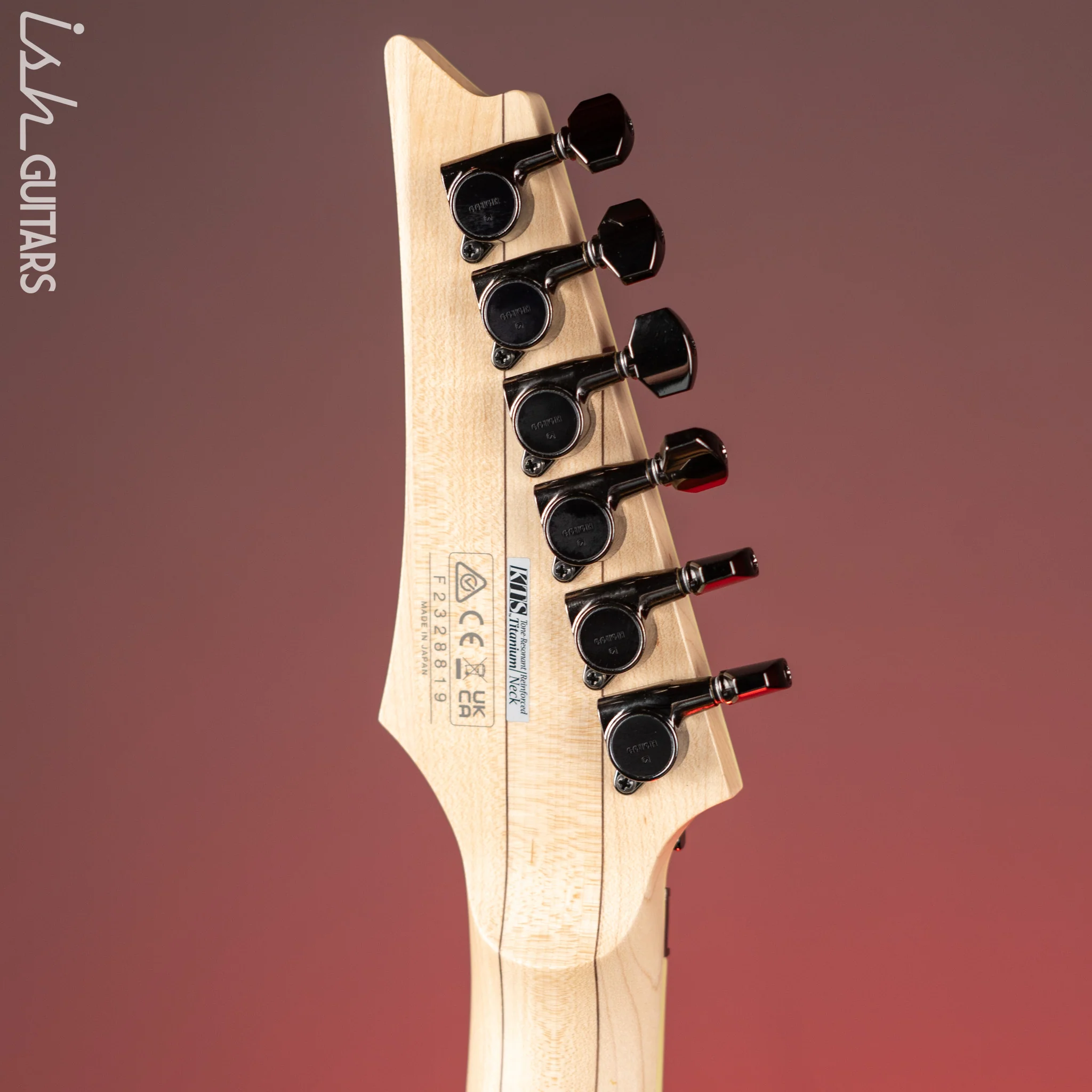 Ibanez S6570Q Prestige Electric Guitar Natural Blue - Image 10