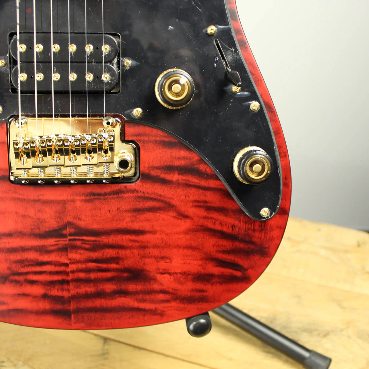 Ibanez SLM10 Scott LePage Transparent Red Matte - Image 3
