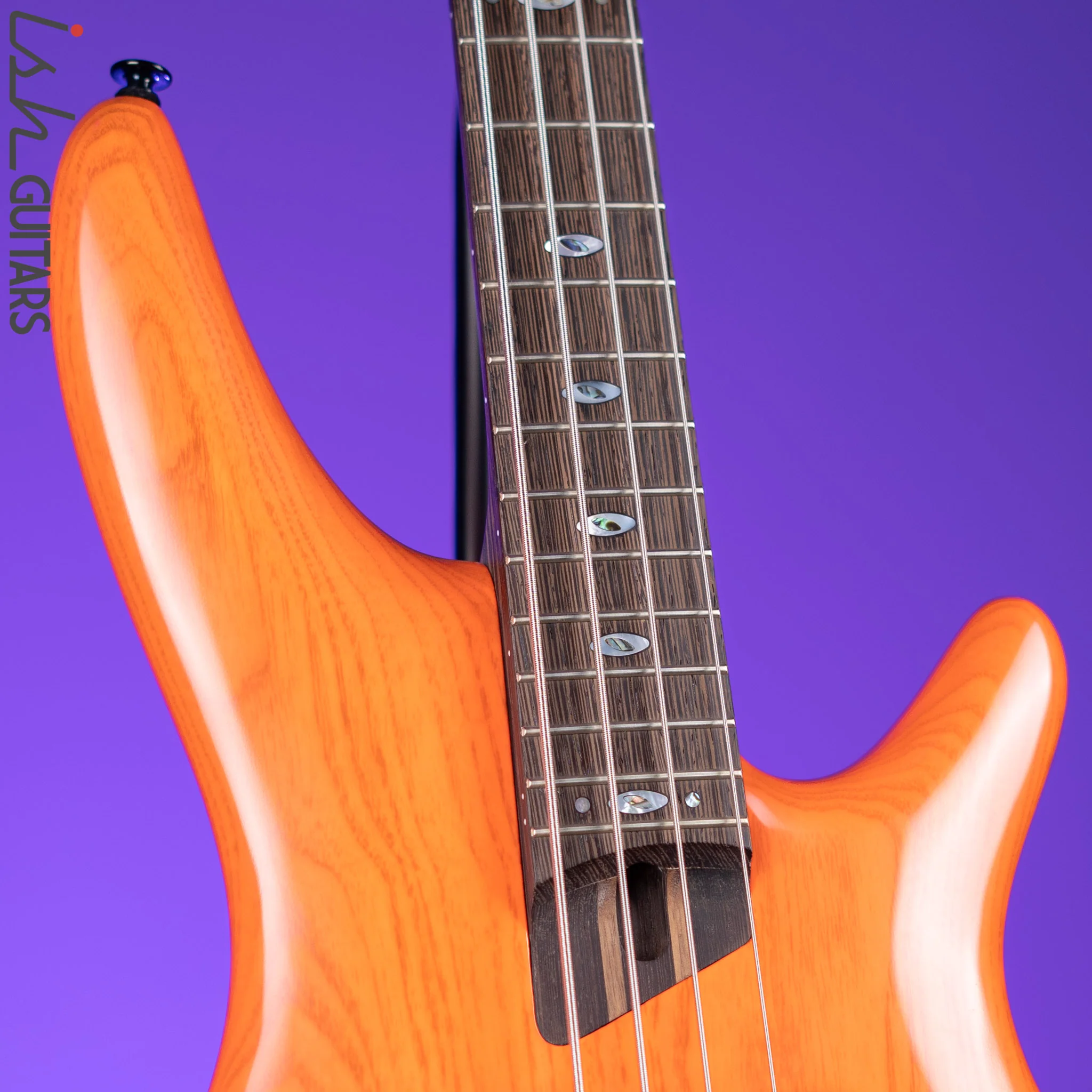 Ibanez SR4600 Prestige 4-String Bass Orange Solar Flare Low Gloss - Image 3