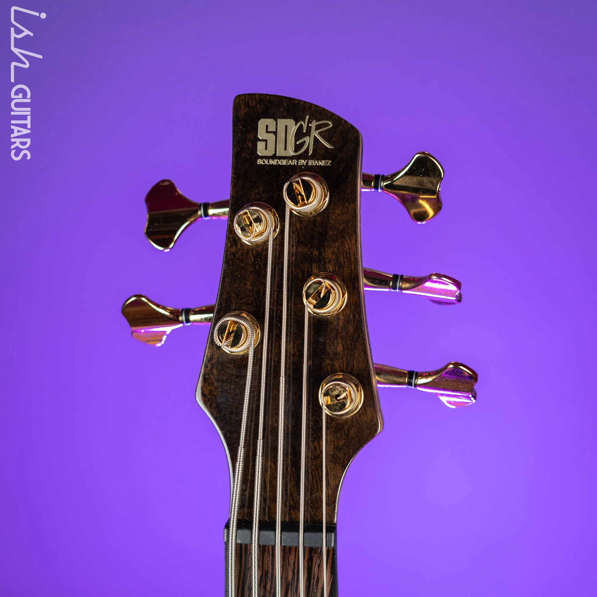 Ibanez SR5CMDX Premium 5-String Bass Black Ice Low Gloss Demo - Image 6