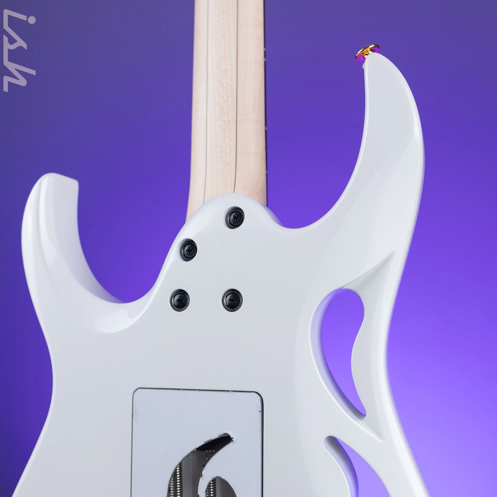 Ibanez Steve Vai Signature PIA3761 Stallion White Demo - Image 9