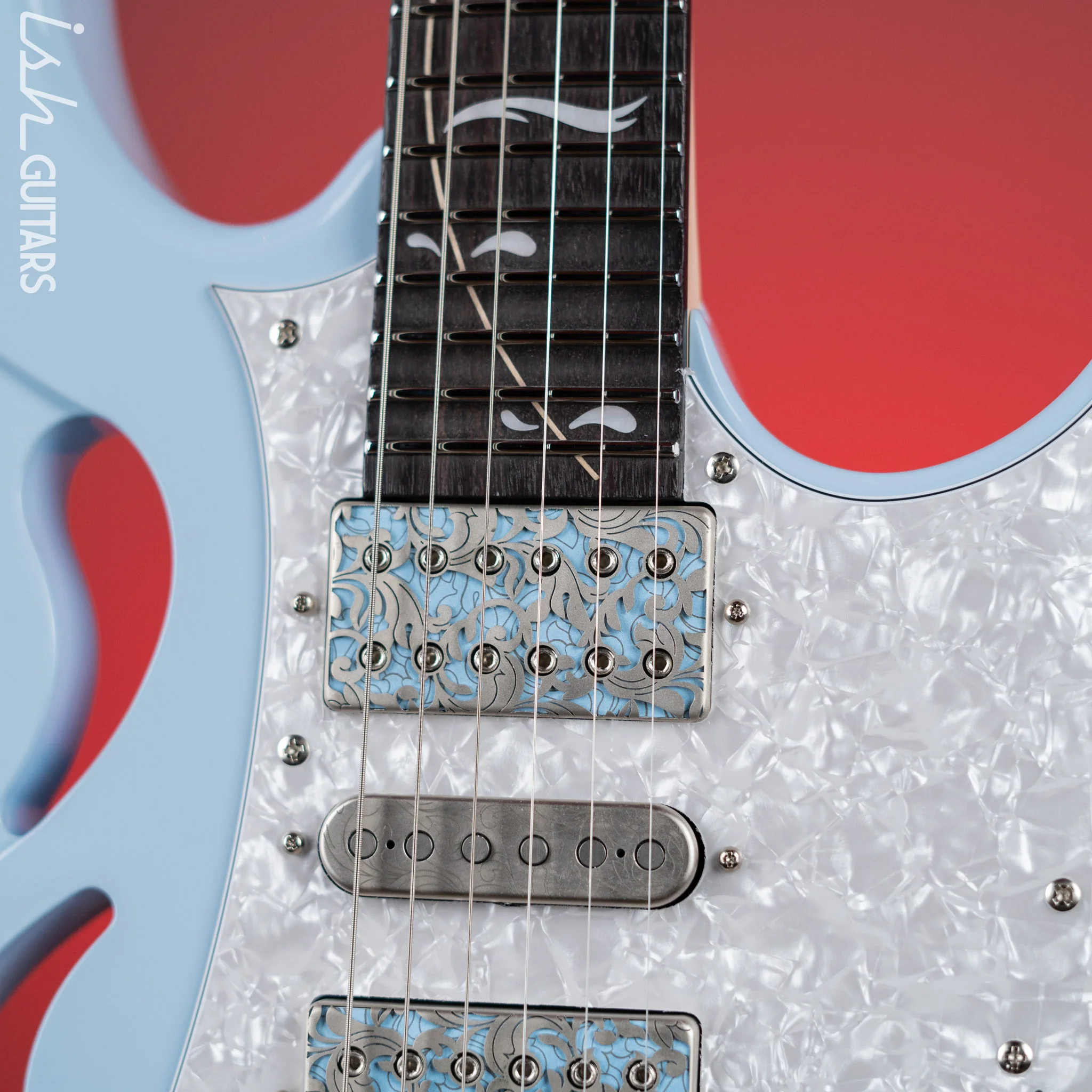Ibanez Steve Vai Signature PIA3761C Blue Powder - Image 5