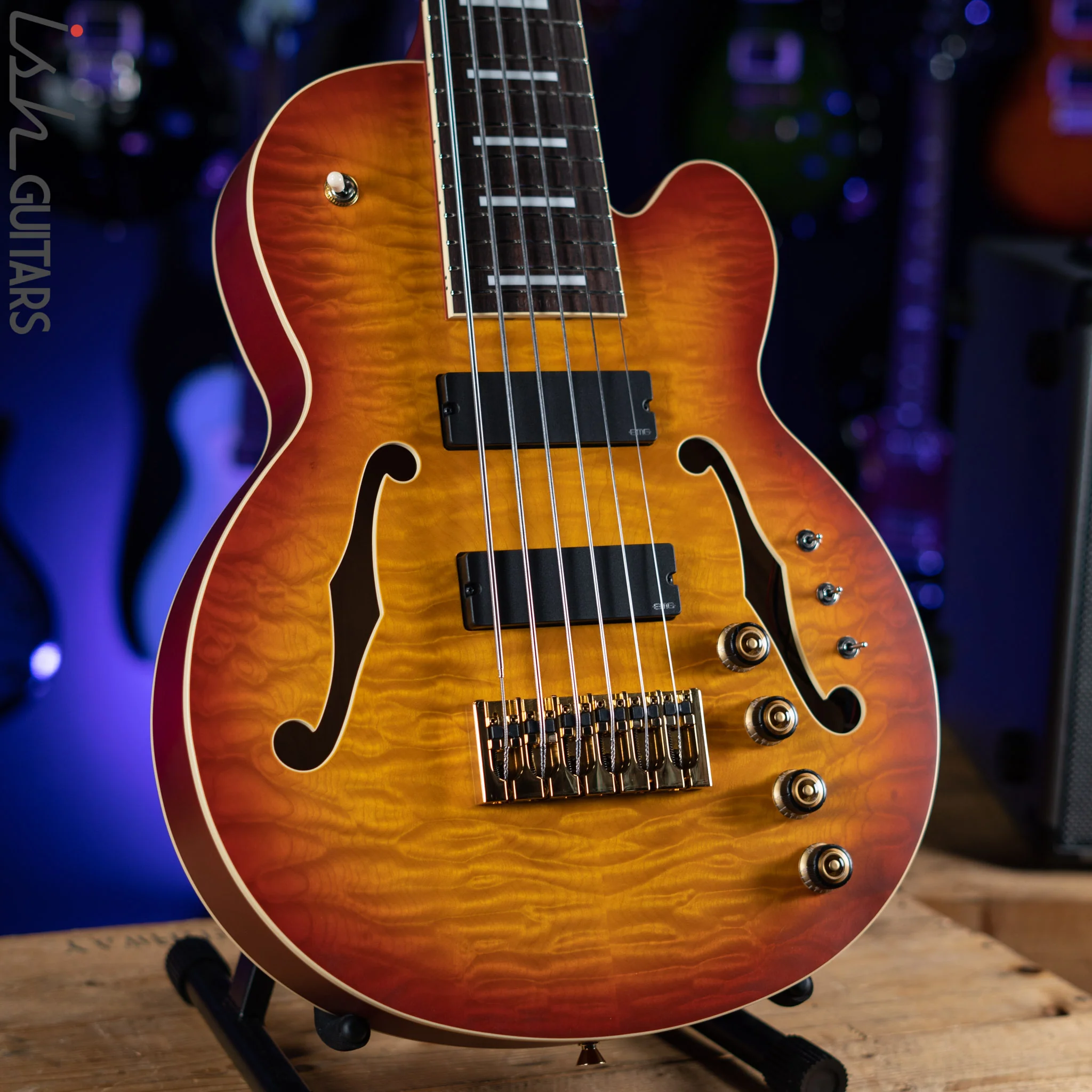Ibanez TCB1006 Thundercat Signature 6-String Bass Autumn Leaf Burst Matte