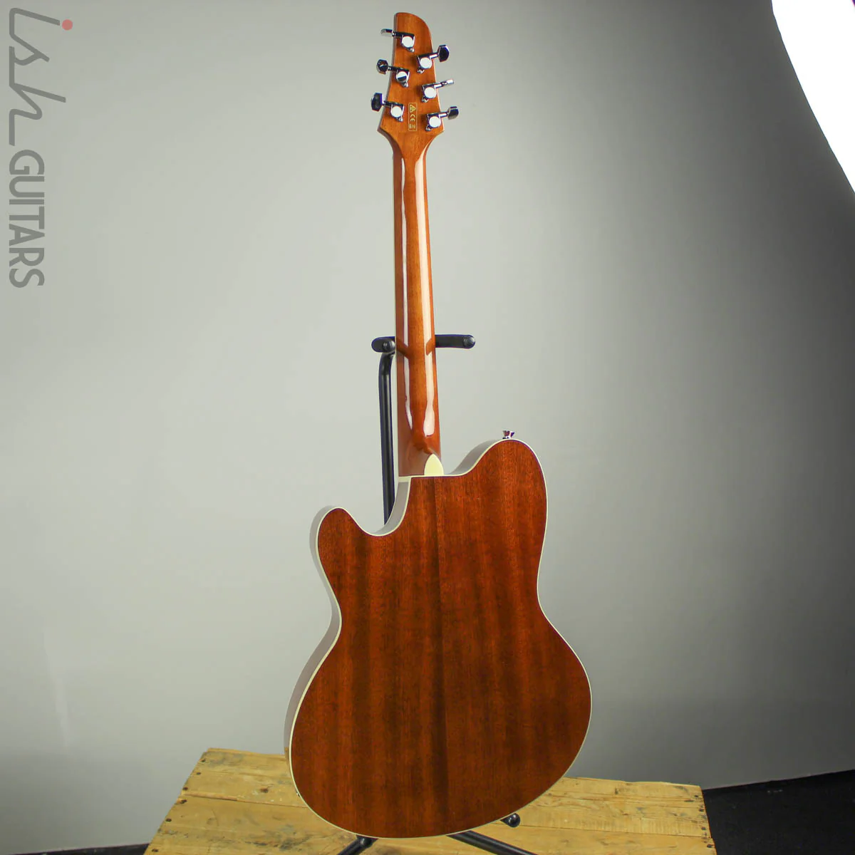 Ibanez TCM50NT Talman Acoustic Electric Guitar Figured Ash - Image 7
