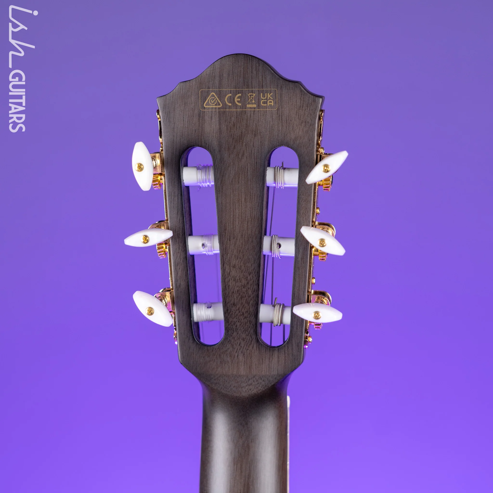Ibanez TOD10N Tim Henson Signature Nylon Acoustic-Electric Guitar Transparent Black Flat - Image 13
