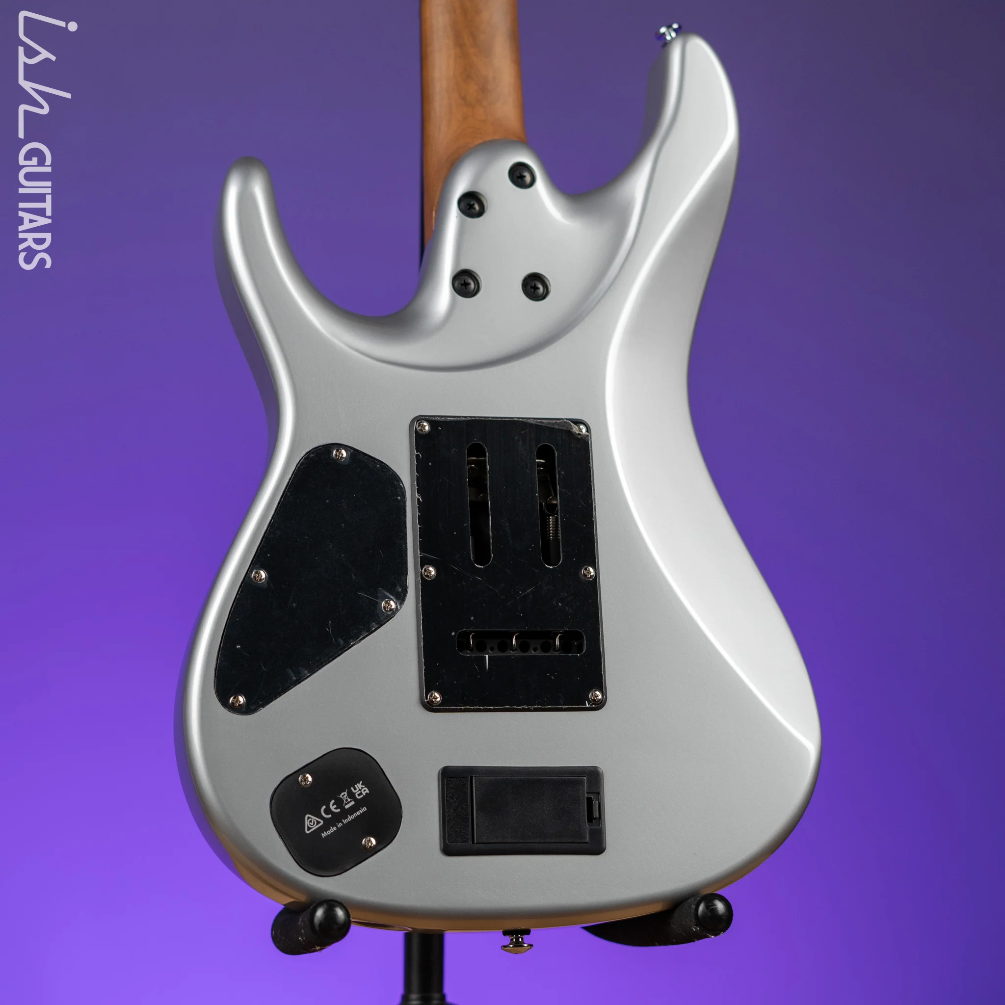 Ibanez TOD10 Tim Henson Signature Electric Guitar Classic Silver Demo - Image 10