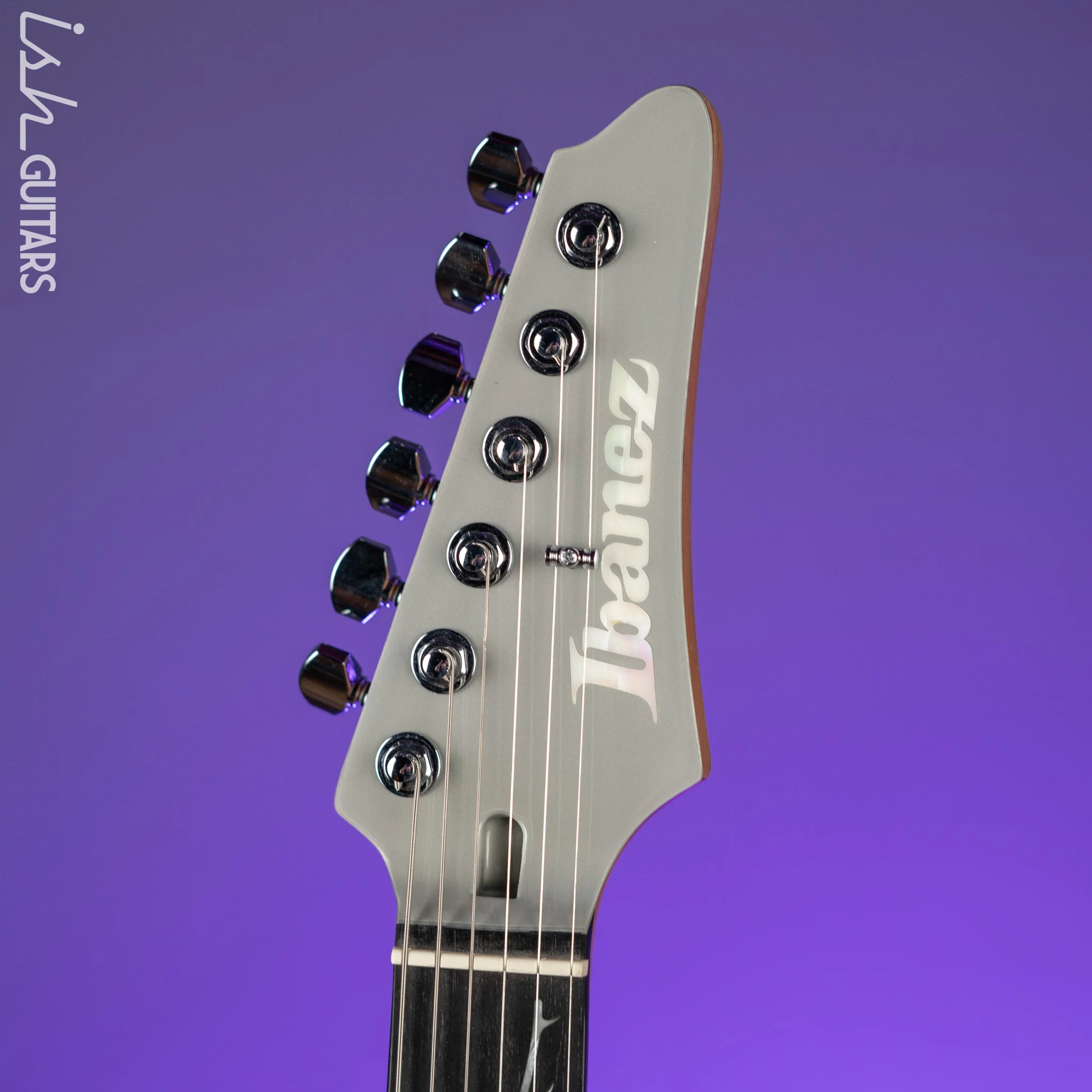 Ibanez TOD10 Tim Henson Signature Electric Guitar Classic Silver Demo - Image 7