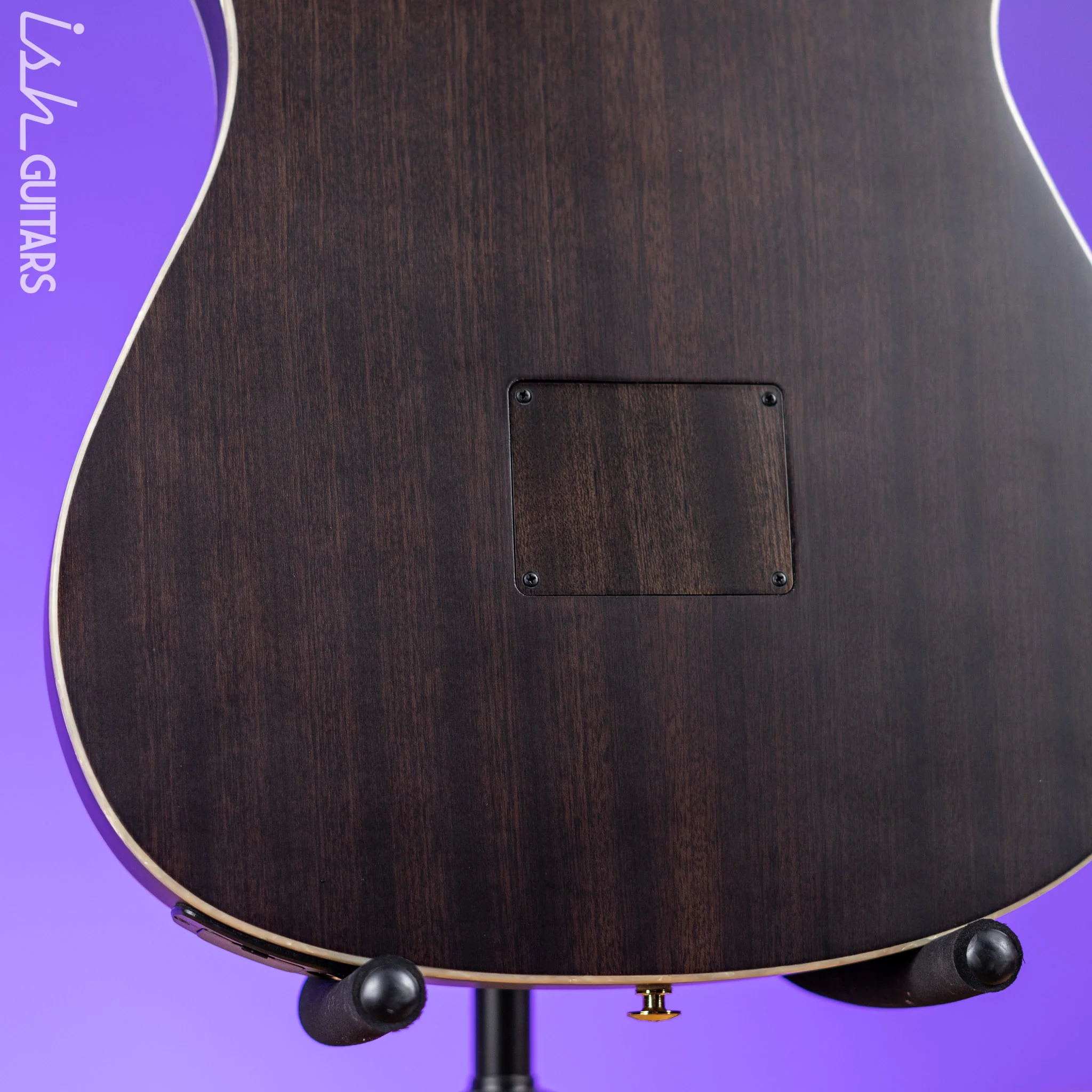 Ibanez TOD10N Tim Henson Signature Nylon Acoustic-Electric Guitar Transparent Black Flat - Image 10
