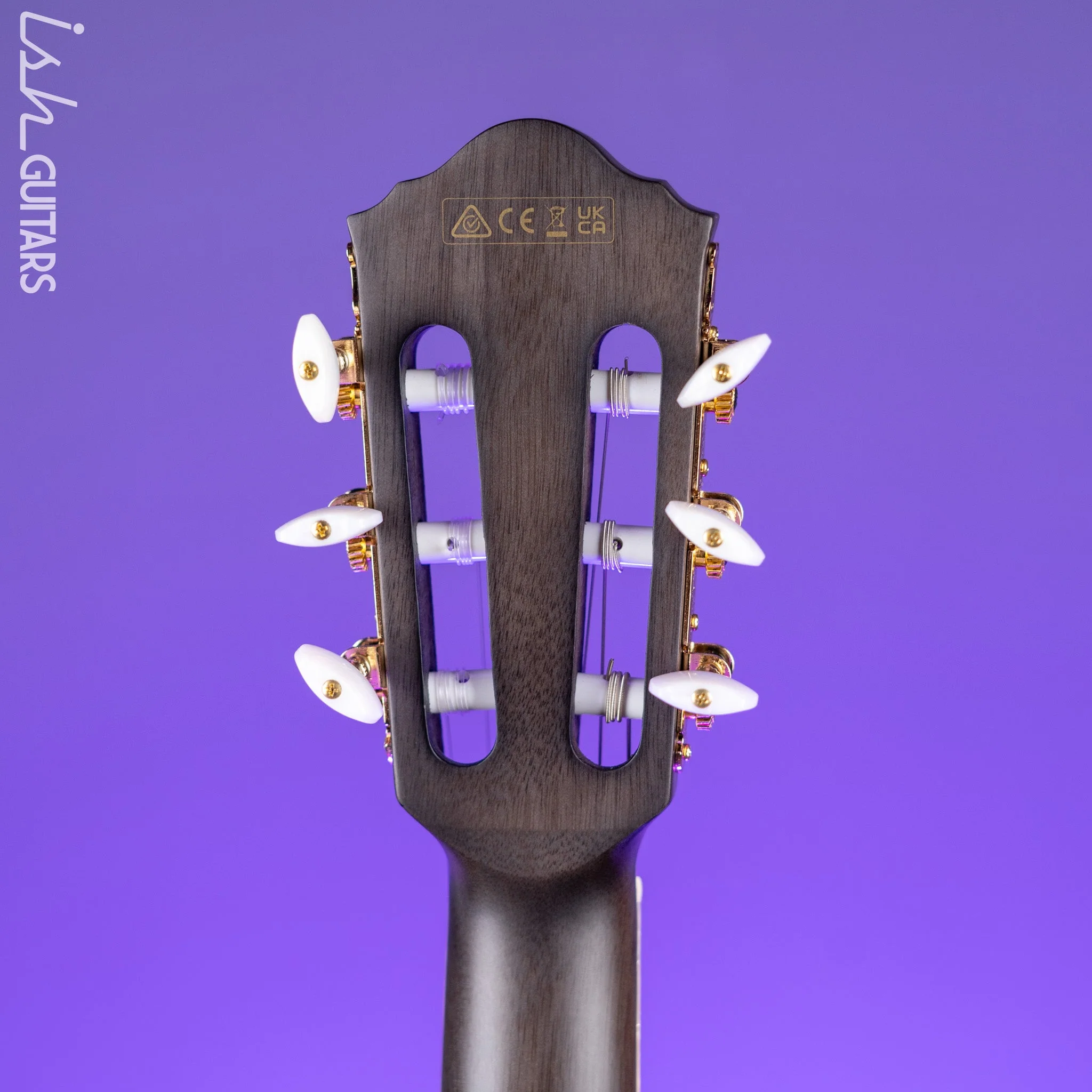 Ibanez TOD10N Tim Henson Signature Nylon Acoustic-Electric Guitar Transparent Black Flat - Image 13