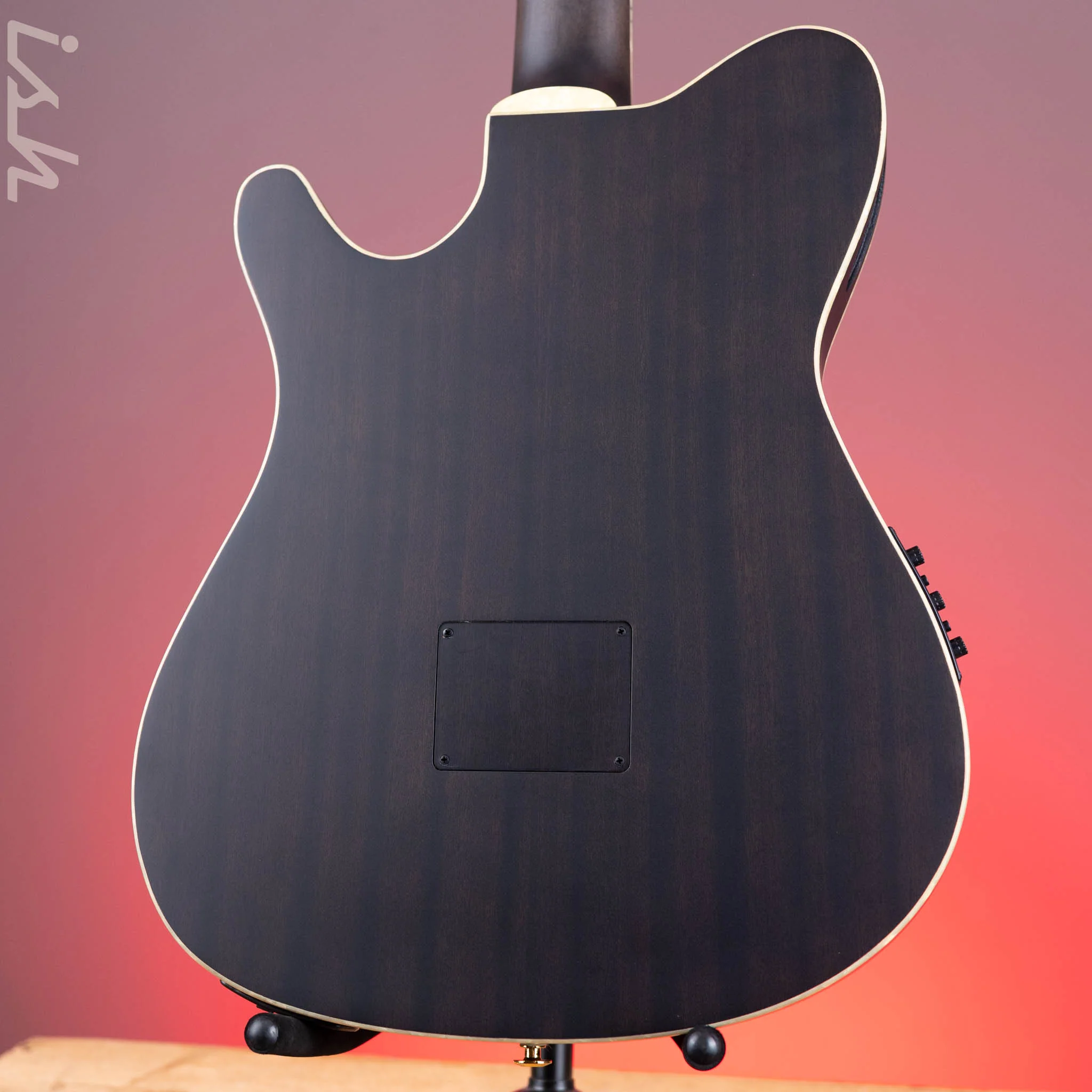 Ibanez TOD10N Tim Henson Signature Nylon Acoustic-Electric Guitar Transparent Black Flat - Image 7